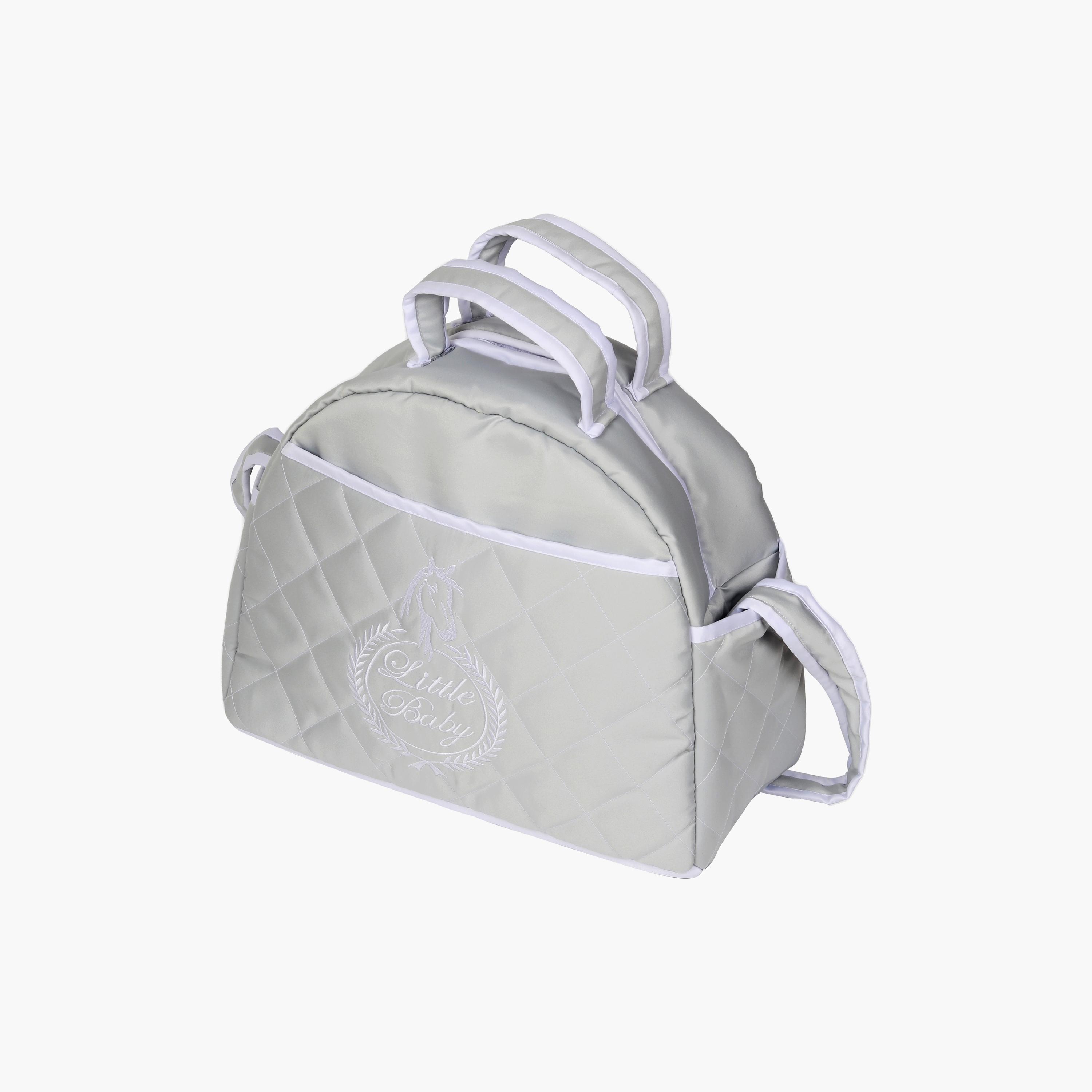 حقيبة نوم للأطفال مع حقيبة من ليتل أنجل، رمادي-baby-nursery-blanketsandswaddles-swaddlesandsleepingbags-image-5