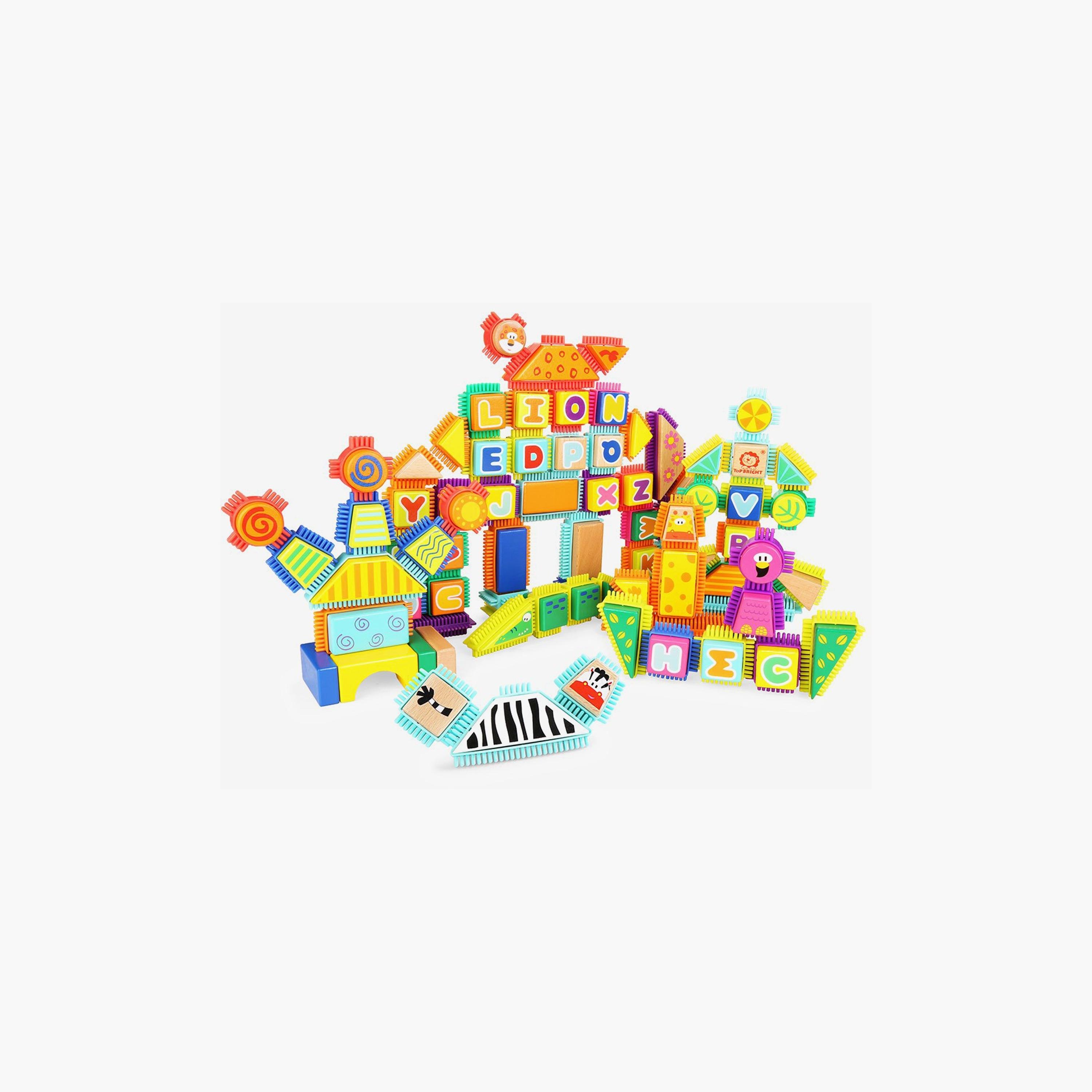 Top Bright Wild Animal Bristle Building Blocks-toys-buildingblocks-blocks-image-1