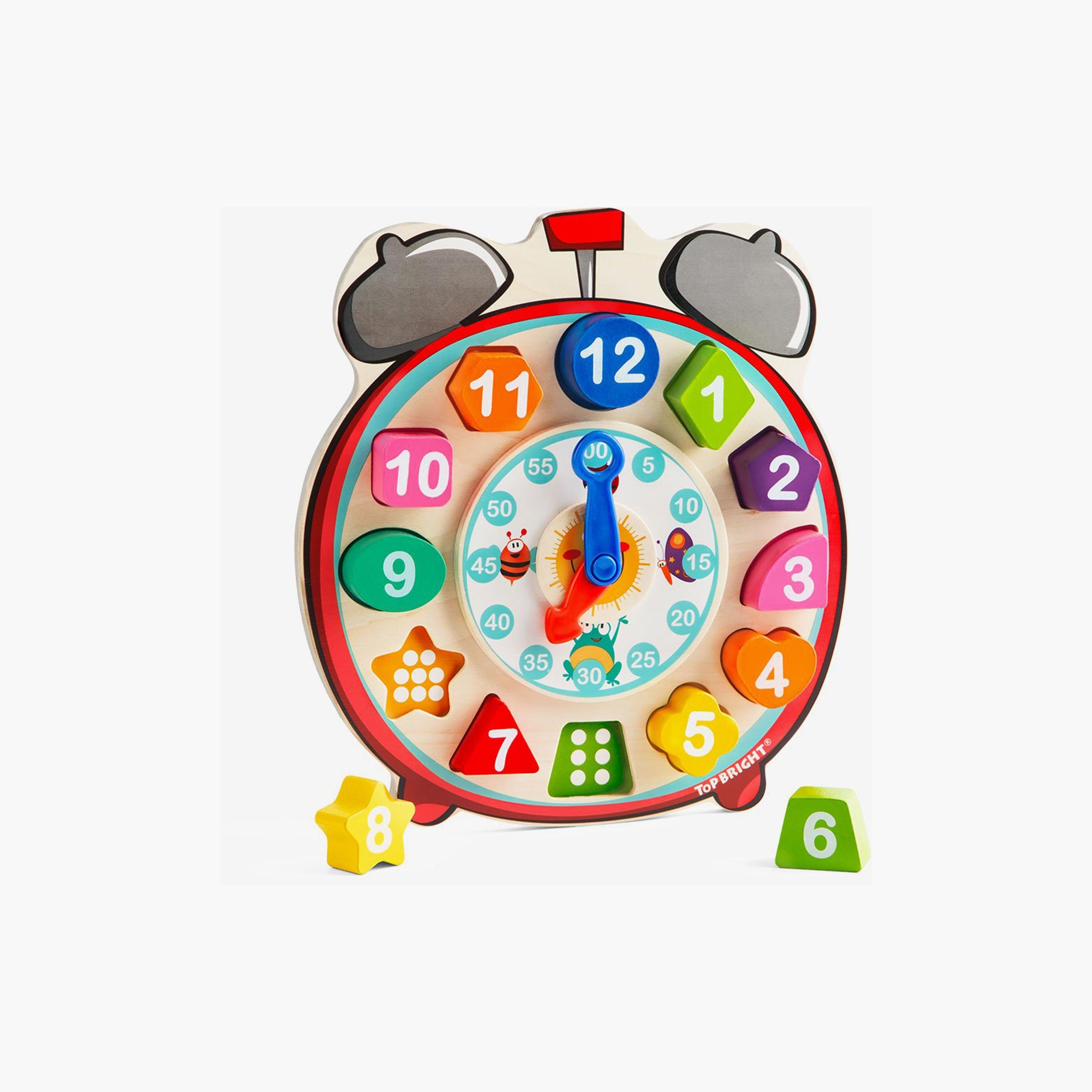 Top Bright Wooden Shape Sorting Clock-toys-babyandtoddlertoys-learningtoys-image-2