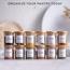 طقم جرة زجاج أسطوانية 20 قطعة بغطاء خيزران وملصقات توابل - 90 مل-InfluencerCodes_Ramadan26_All_20012026-image-6