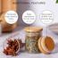 طقم جرة زجاج أسطوانية 20 قطعة بغطاء خيزران وملصقات توابل - 90 مل-InfluencerCodes_Ramadan26_All_20012026-image-2