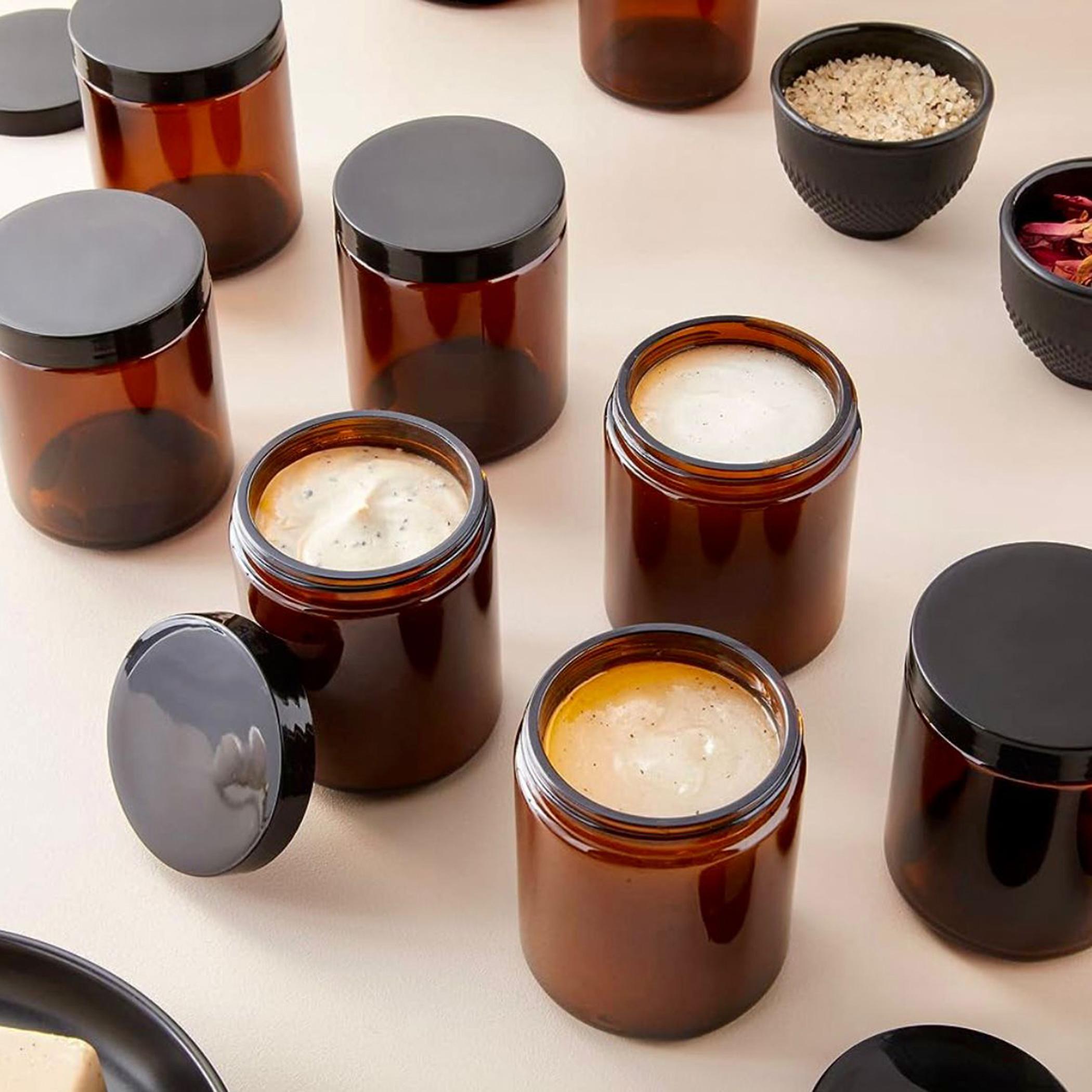 Multipurpose 12-Piece Glass Storage Jar Set - 240 ml