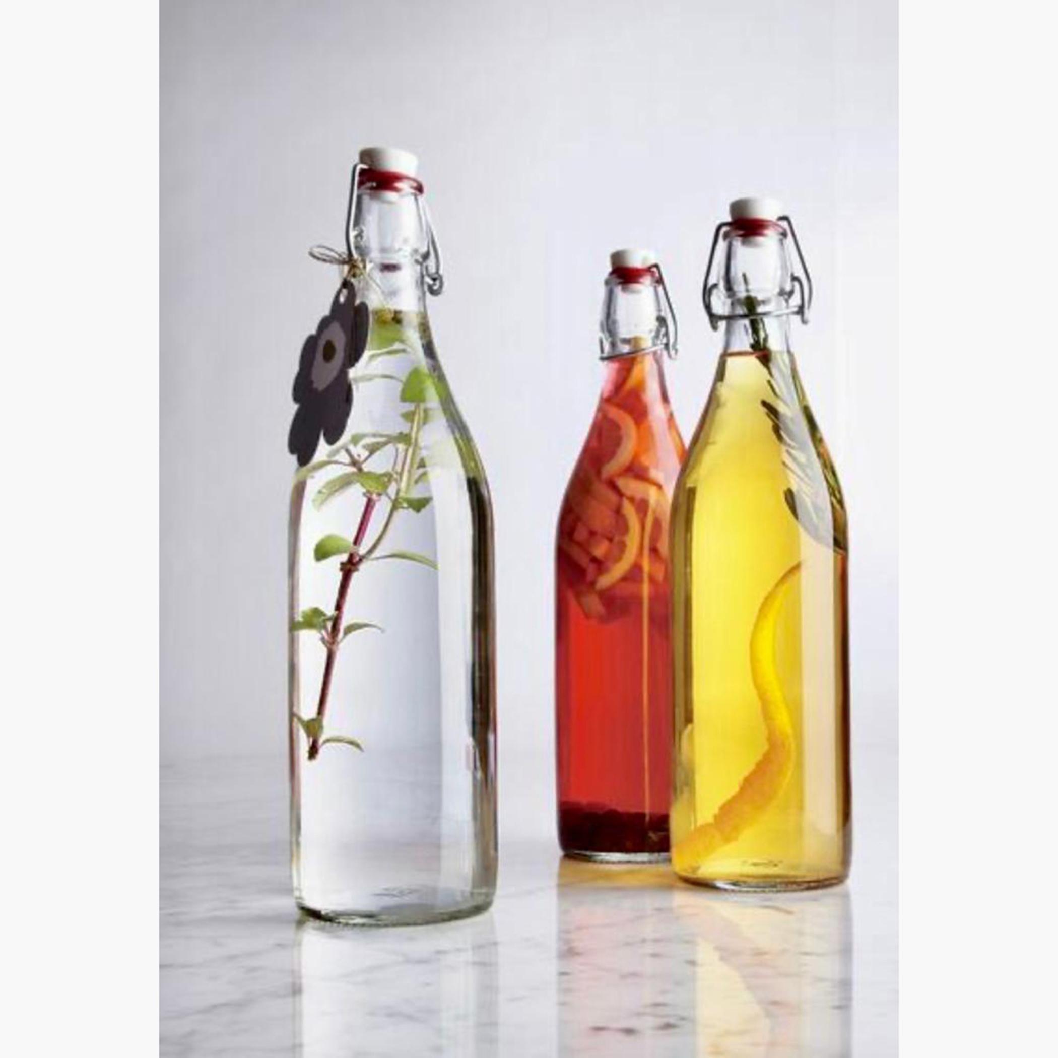 Swing Top 4-Piece Glass Bottle Set - 1 L