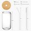 Multipurpose 4-Piece Glass Tumbler with Bamboo Lid and Glass Straw Set - 350 ml-InfluencerCodes_Ramadan26_All_20012026-image-3