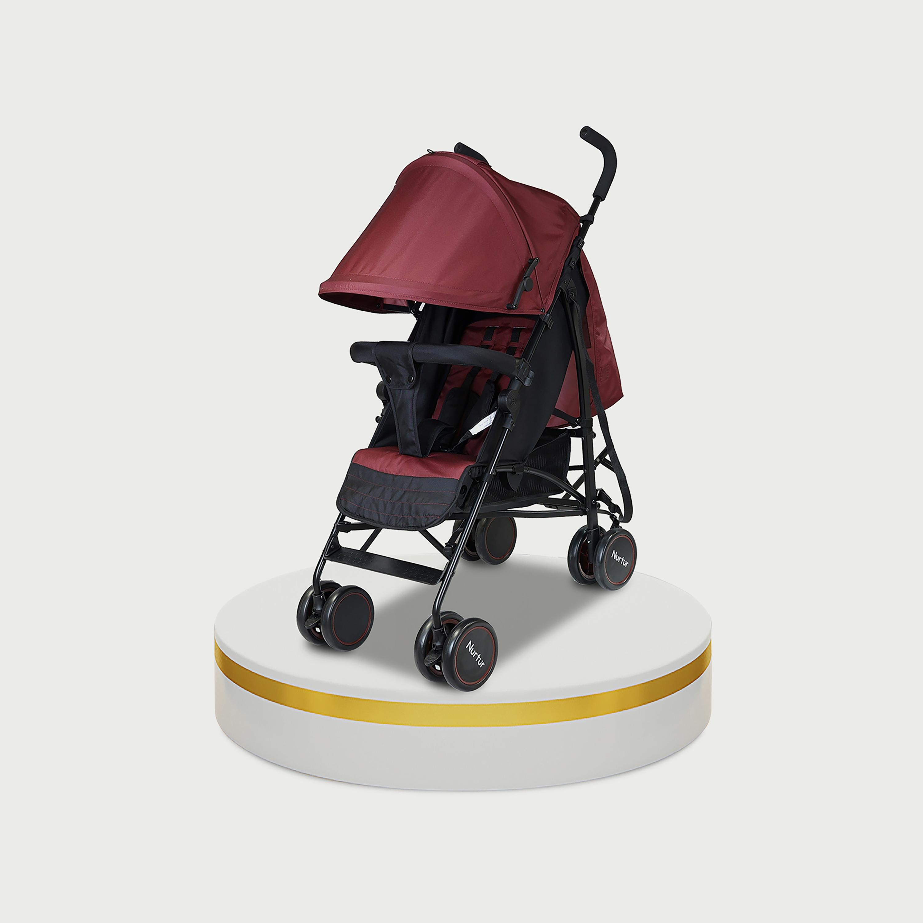 Nurtur Archer Lightweight Stroller with Storage Basket & Detachable Bumper-baby-gear-strollersandprams-strollers-image-1