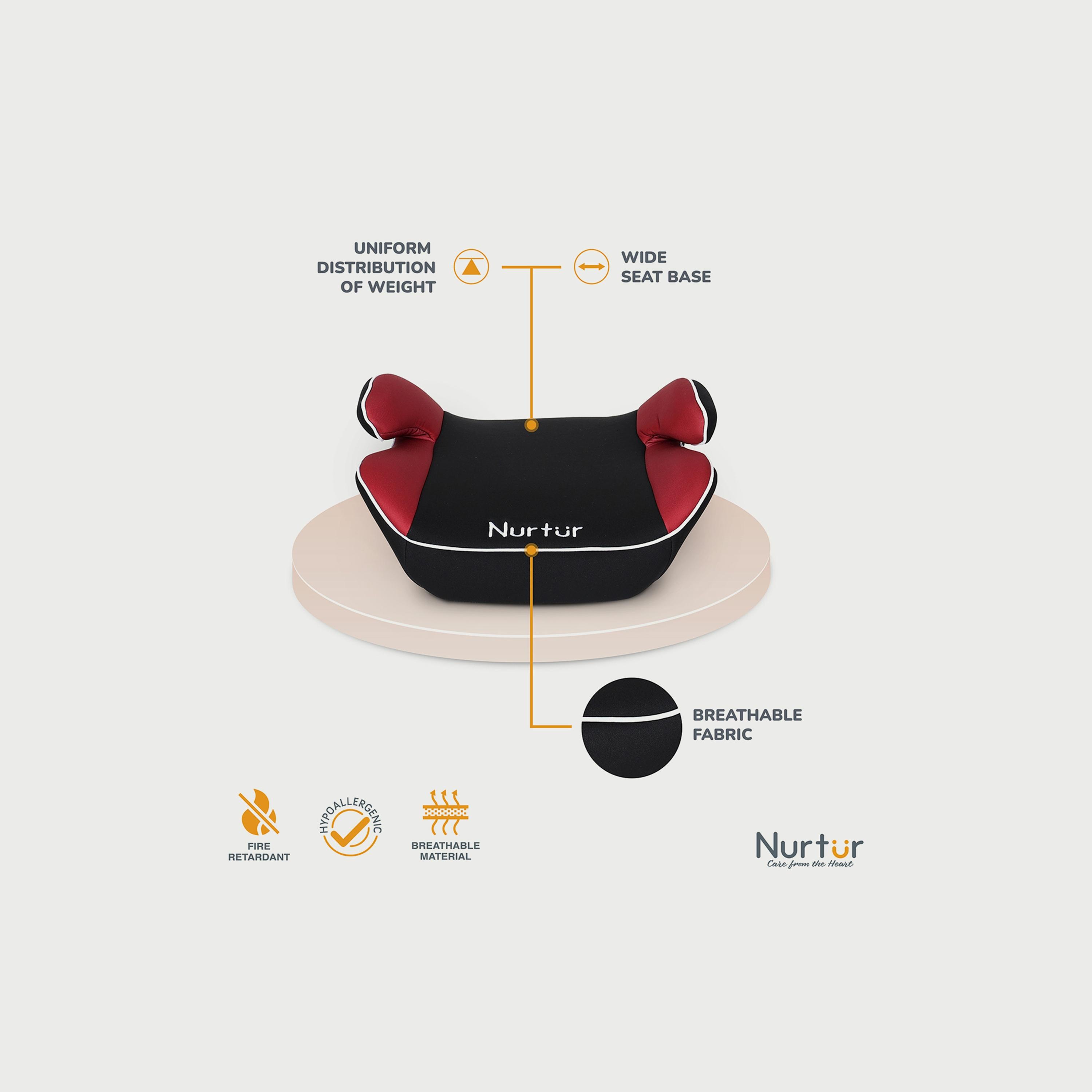 Nurtur Nova Kids Booster Seat with Wide Cushioned Base-baby-gear-carseats-image-3