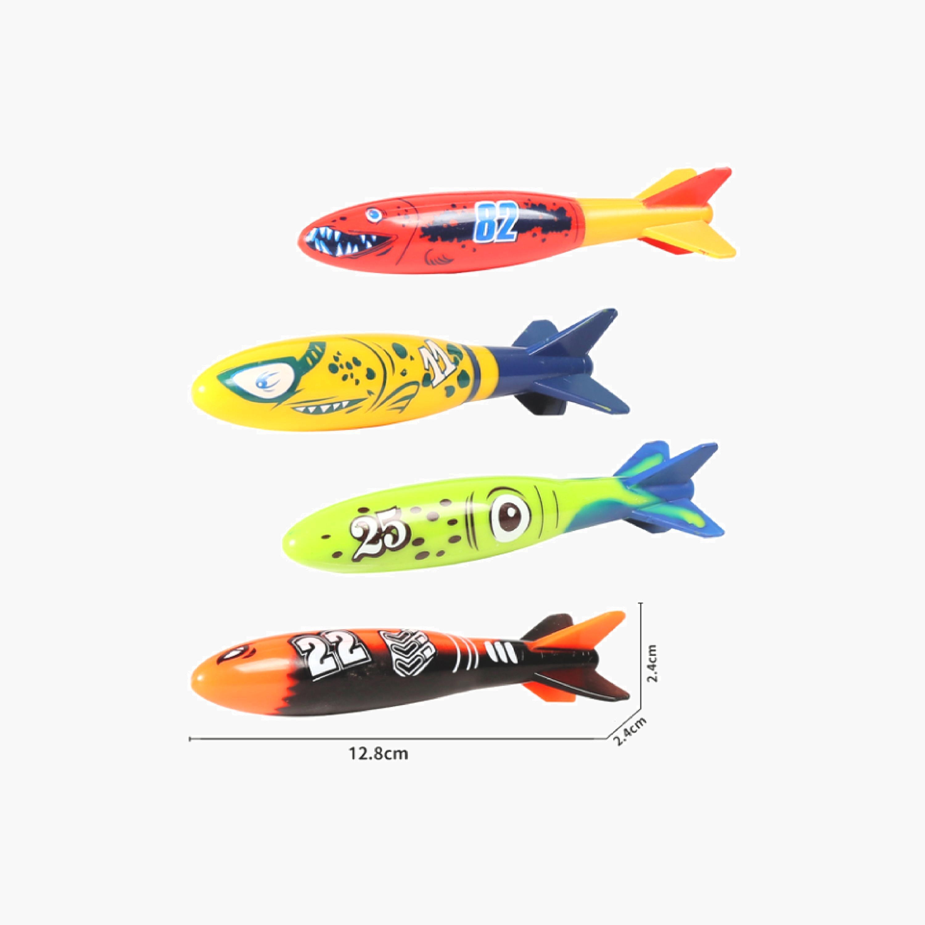 Mondo 4-Piece Diving Torpedo Toys-toys-outdoor-poolandbeach-beachtoys-image-3