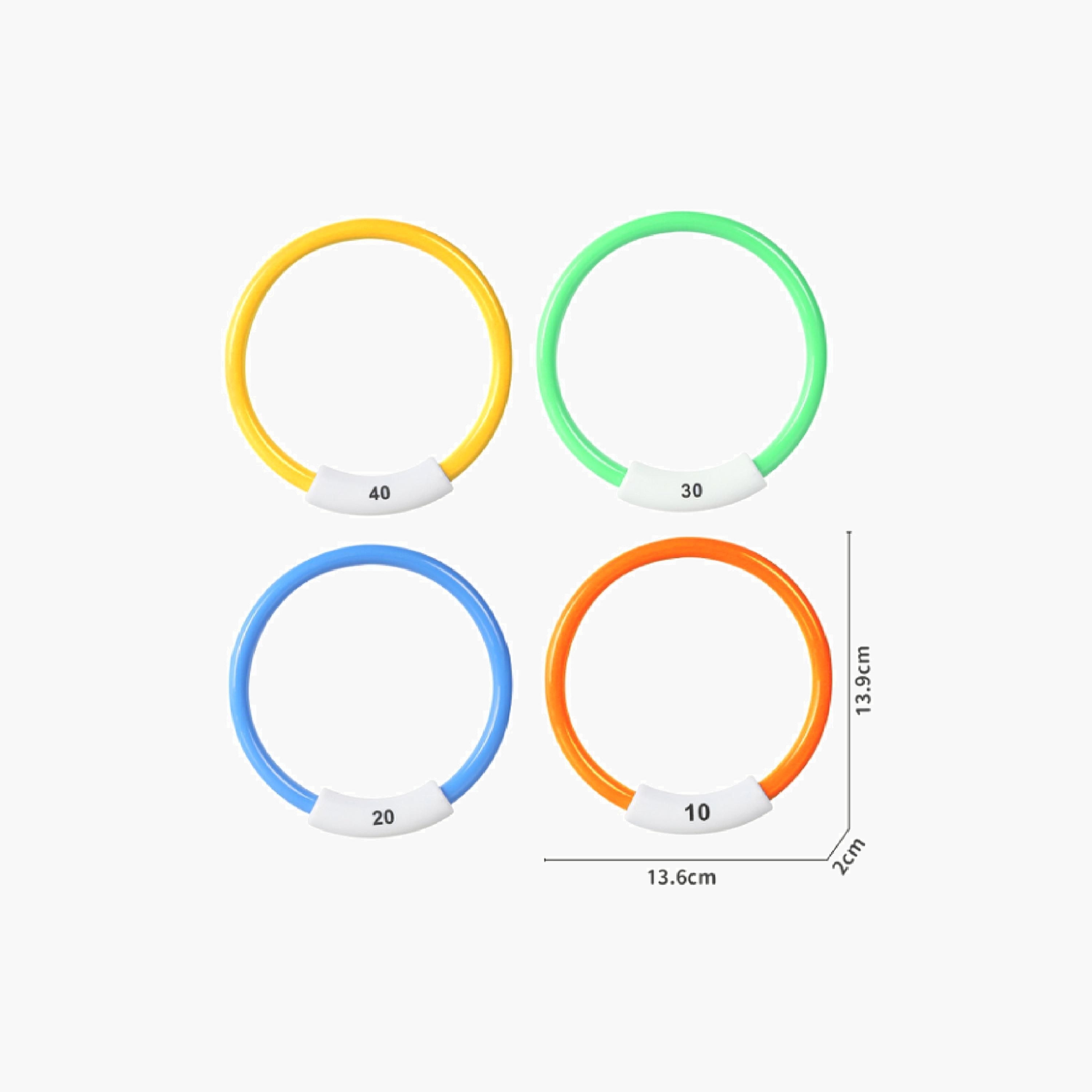 العاب غطس 4 قطع حلقة من موندو-toys-outdoor-poolandbeach-beachtoys-image-1