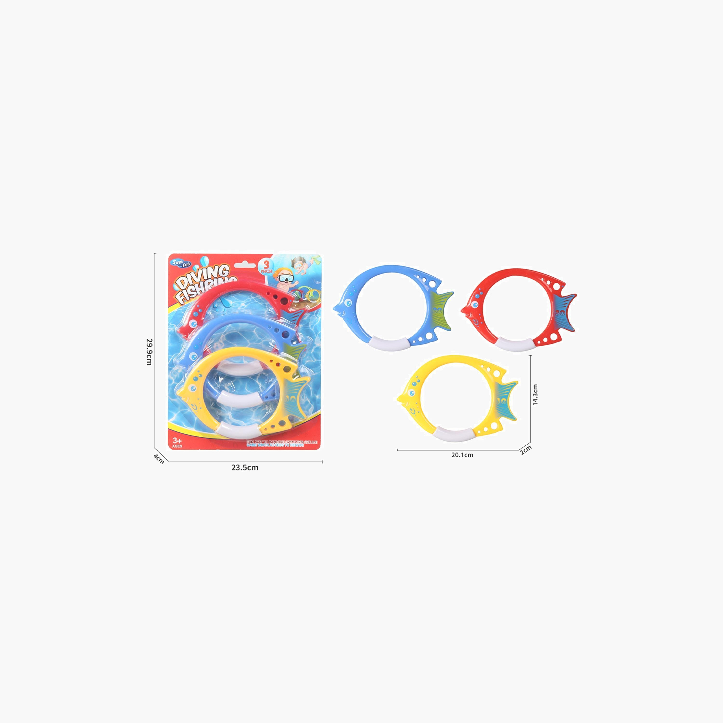 العاب غطس 3 قطع حلقة السمك من موندو-toys-outdoor-poolandbeach-beachtoys-image-3