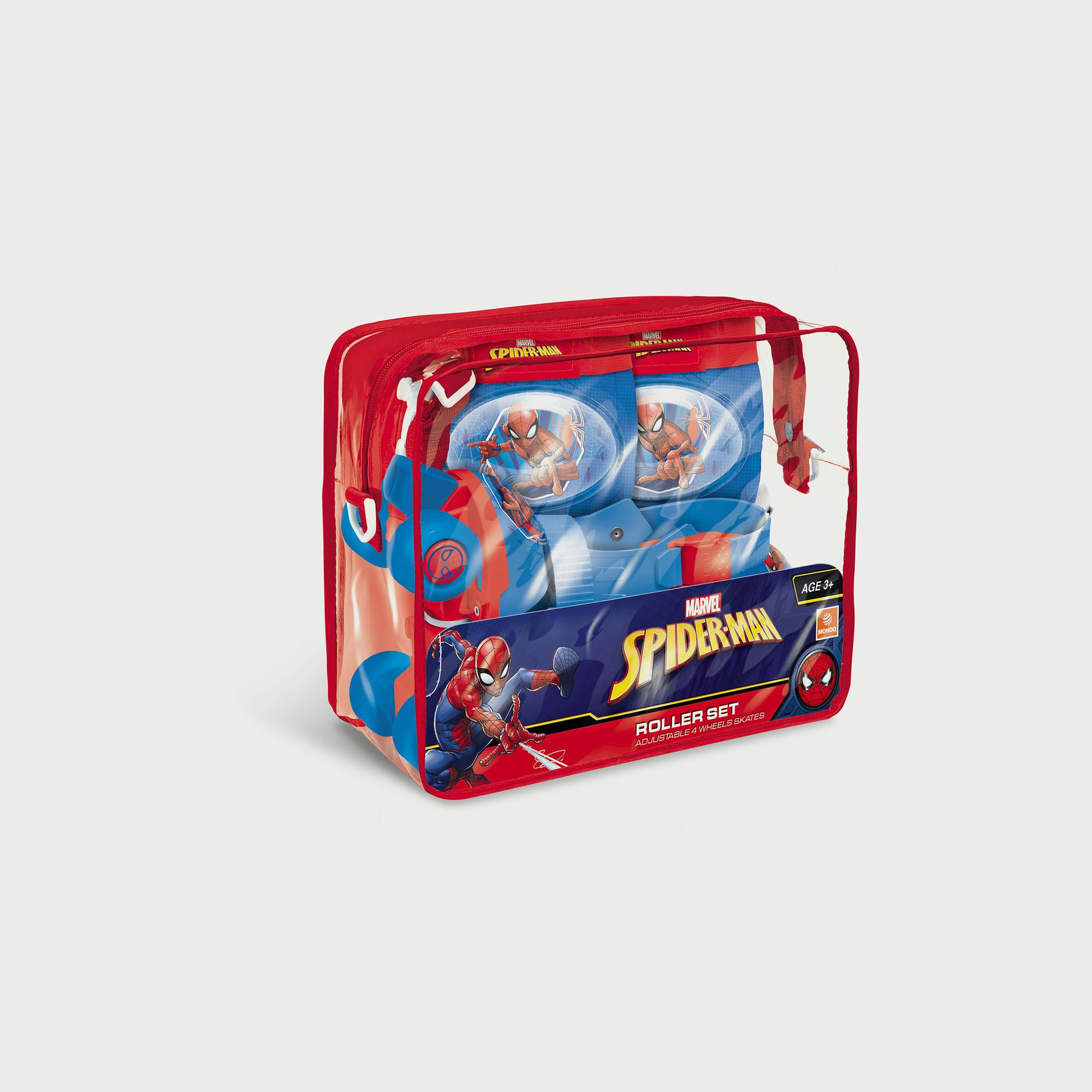 Mondo Roller 4 Wheels Skates Set, Spiderman -toys-outdoor-sports-image-2