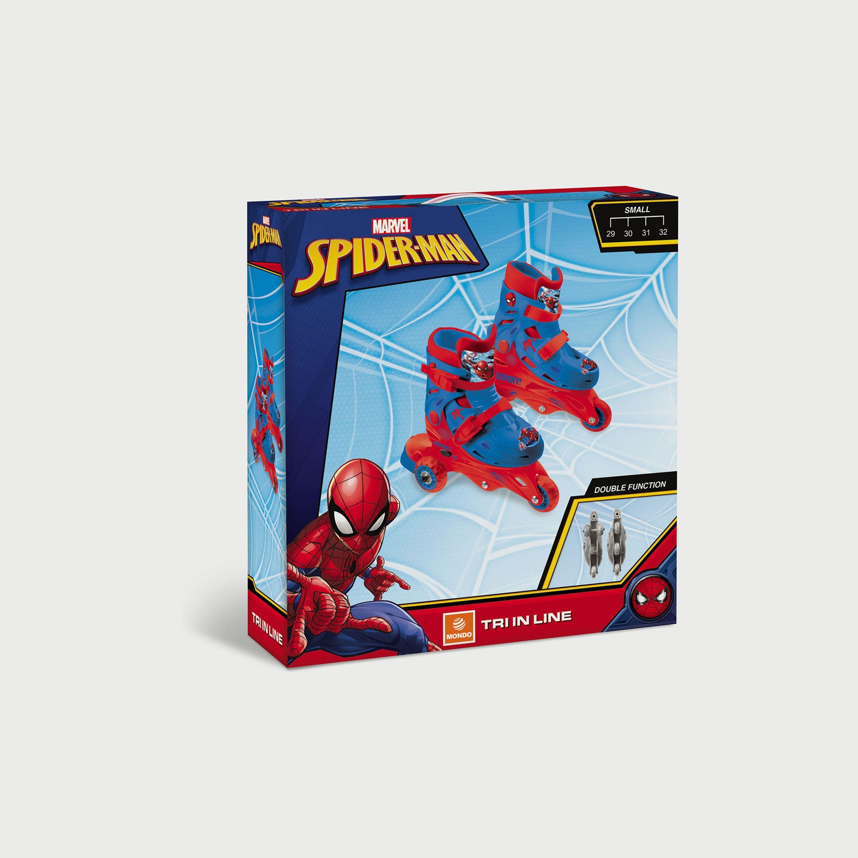 Mondo Roller Tri Inline Skates, Spiderman -toys-outdoor-sports-image-2