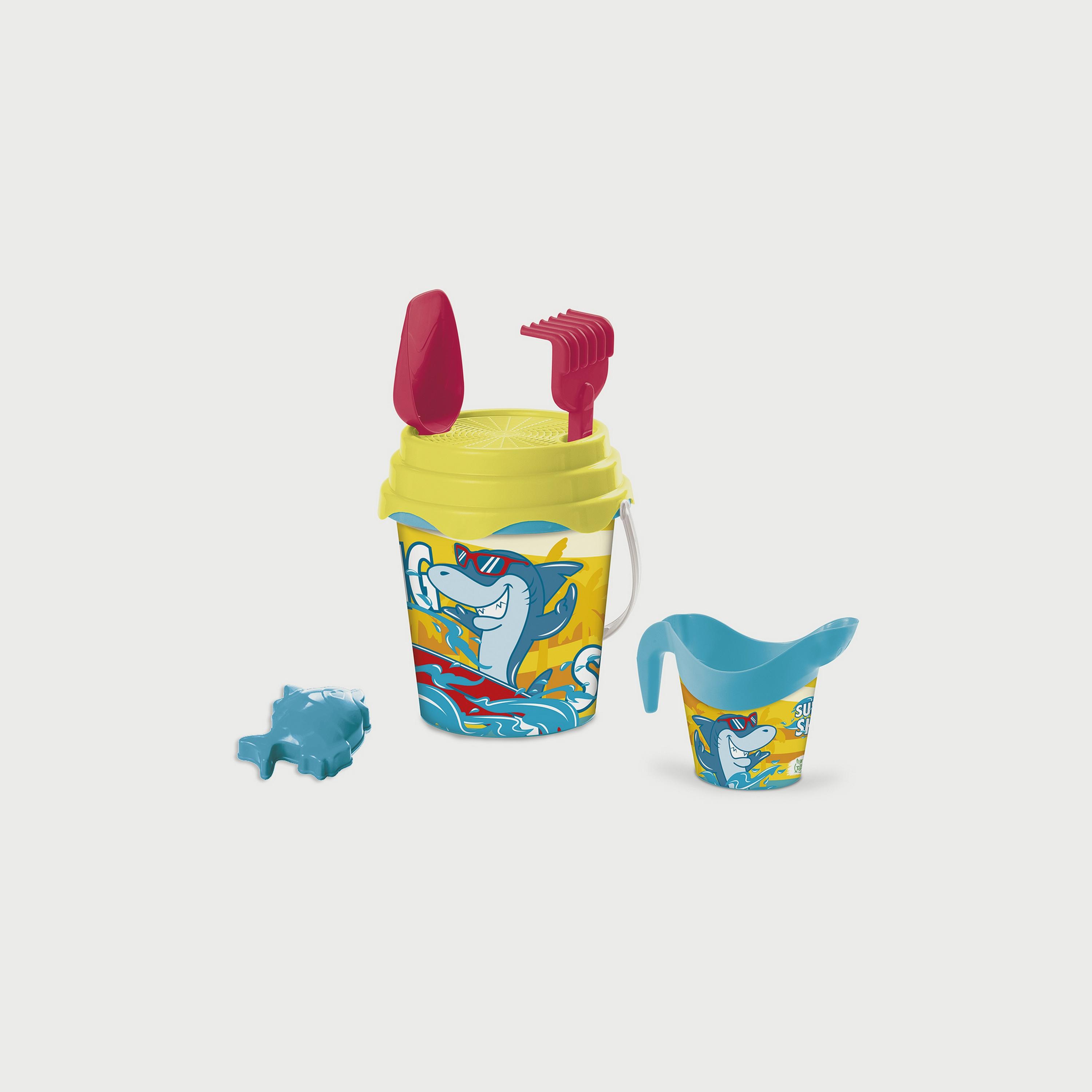 Mondo Bio Bucket Set, Surfing Shark -toys-outdoor-poolandbeach-beachtoys-image-1