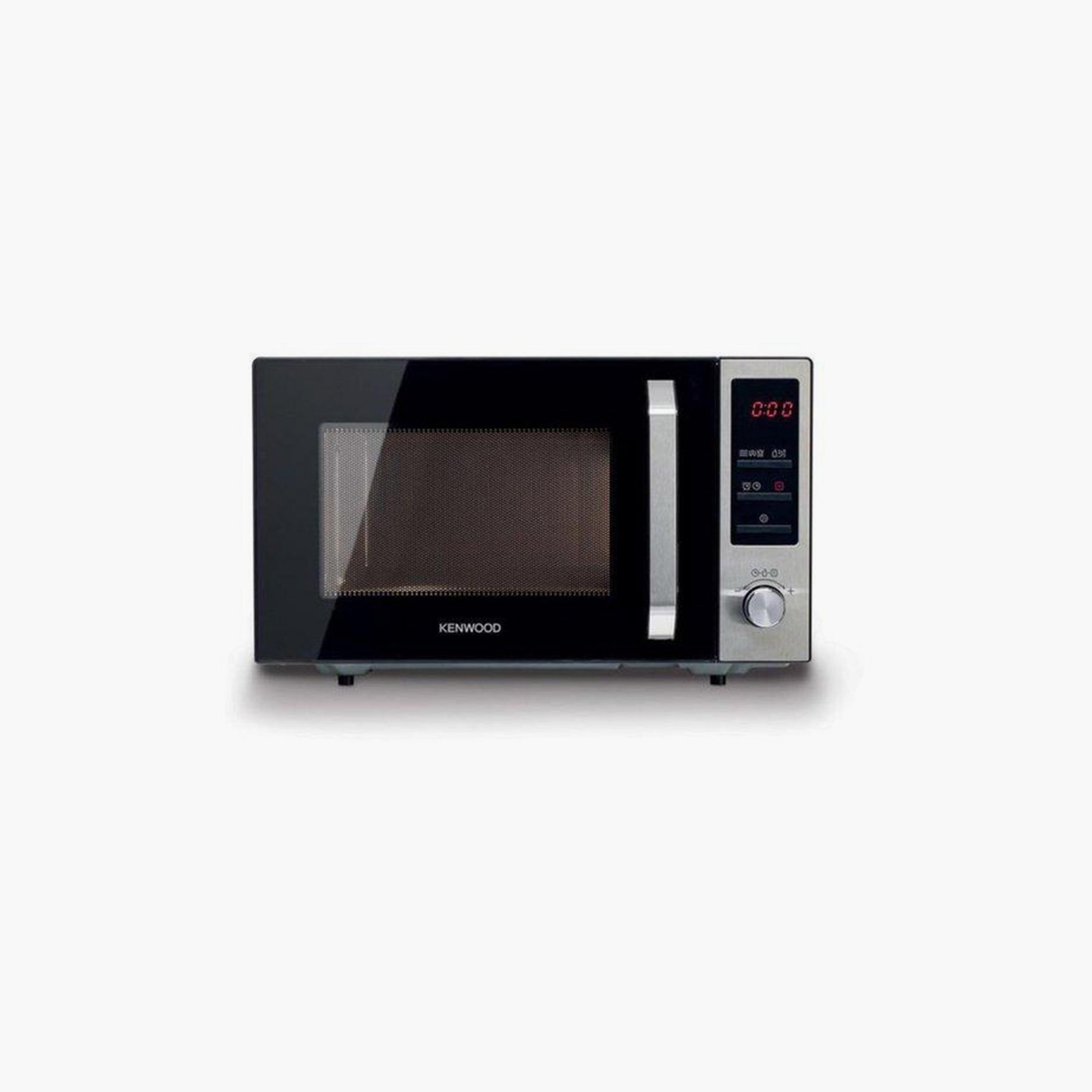 Kenwood 25 Liter Microwave Oven with Grill Black & Silver | MWM25.000BK-household-appliances-kitchenappliances-microwavesandovens-image-1