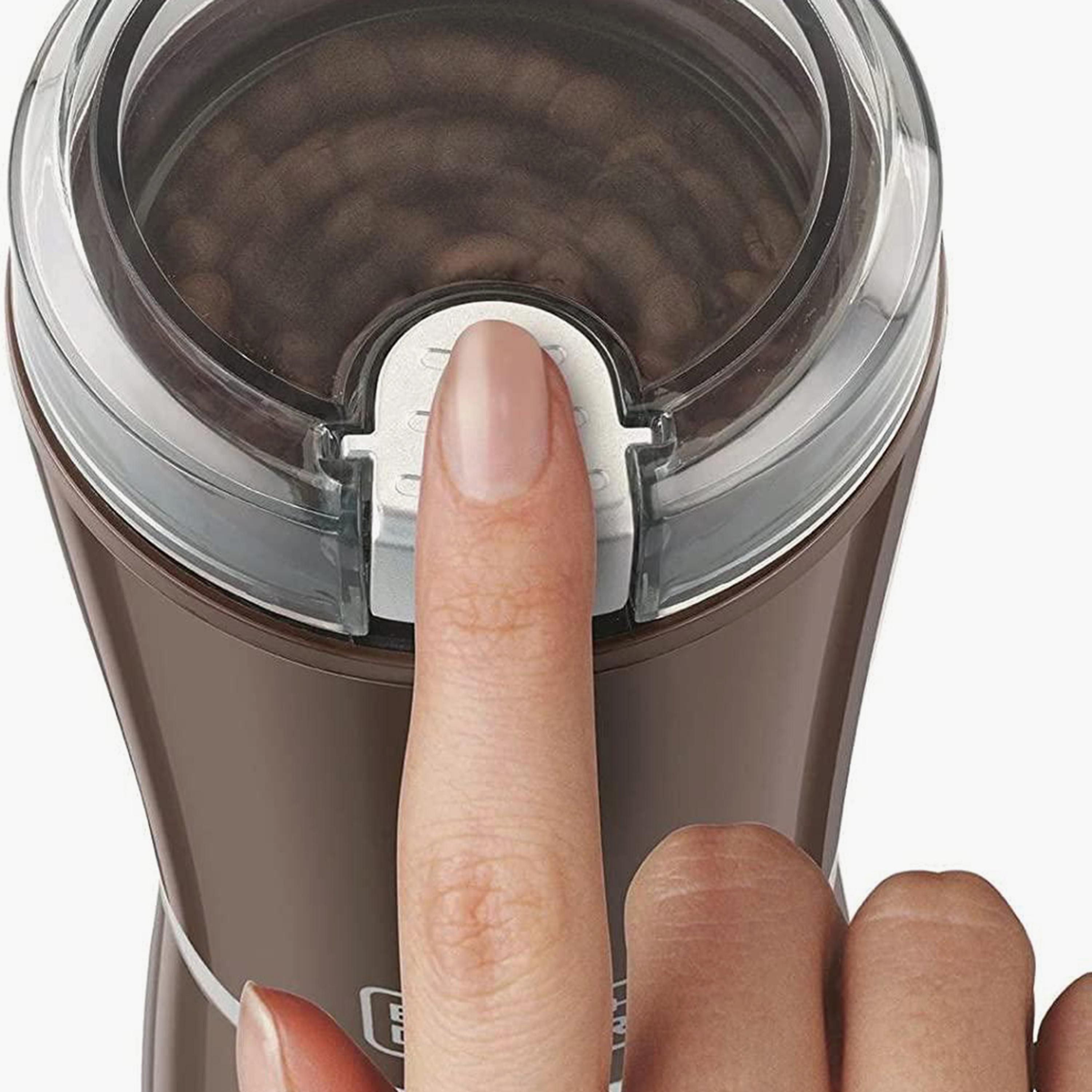 BLACK+DECKER 150W 60g Coffee Grinder with SS Cup and Blade | CBM4-B5-household-appliances-kitchenappliances-coffeemachines-image-3