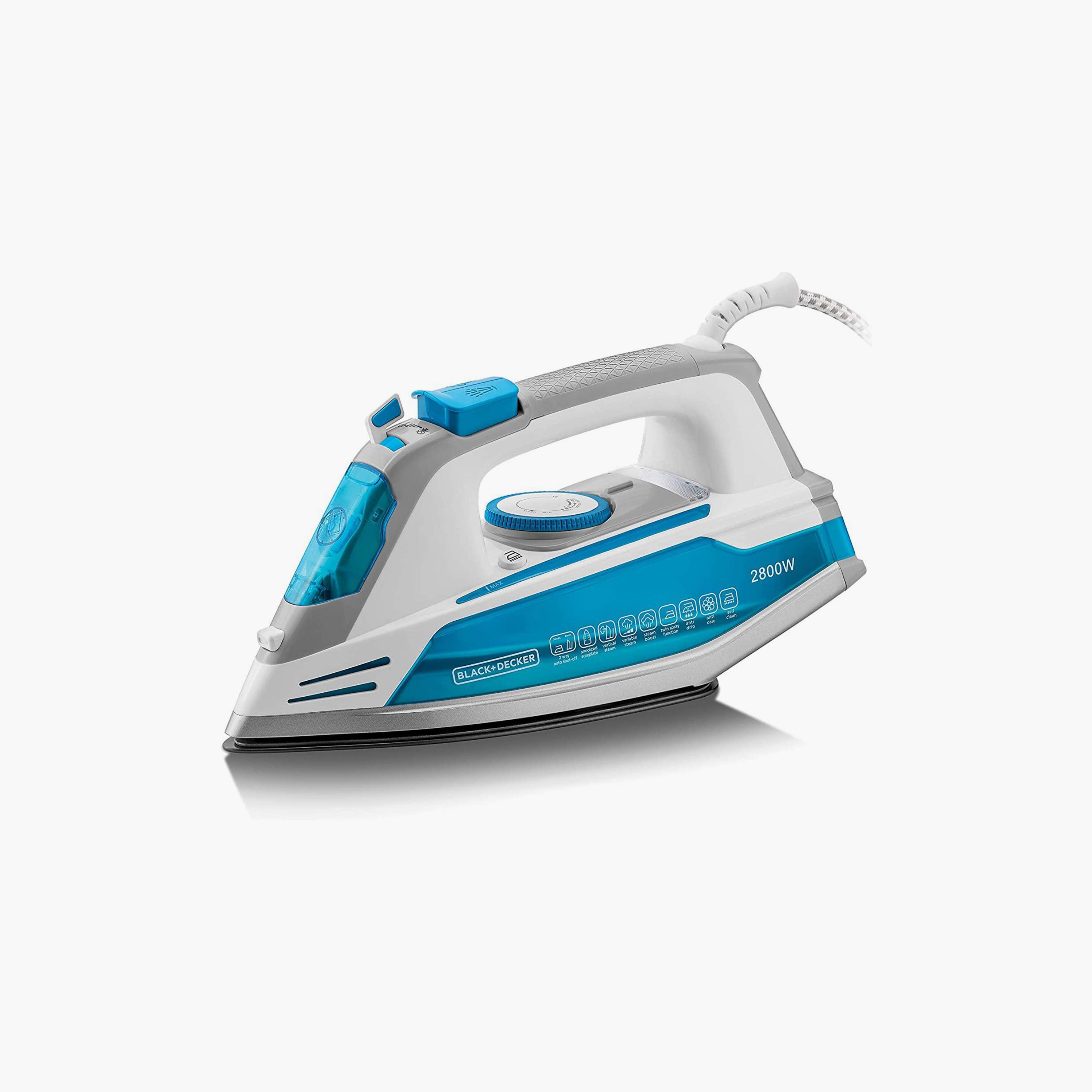 مكواة بخار من بلاك اند ديكر مع 2800 واط بلون أزرق | X2800-B5-household-appliances-homeappliances-ironandsteamers-image-1