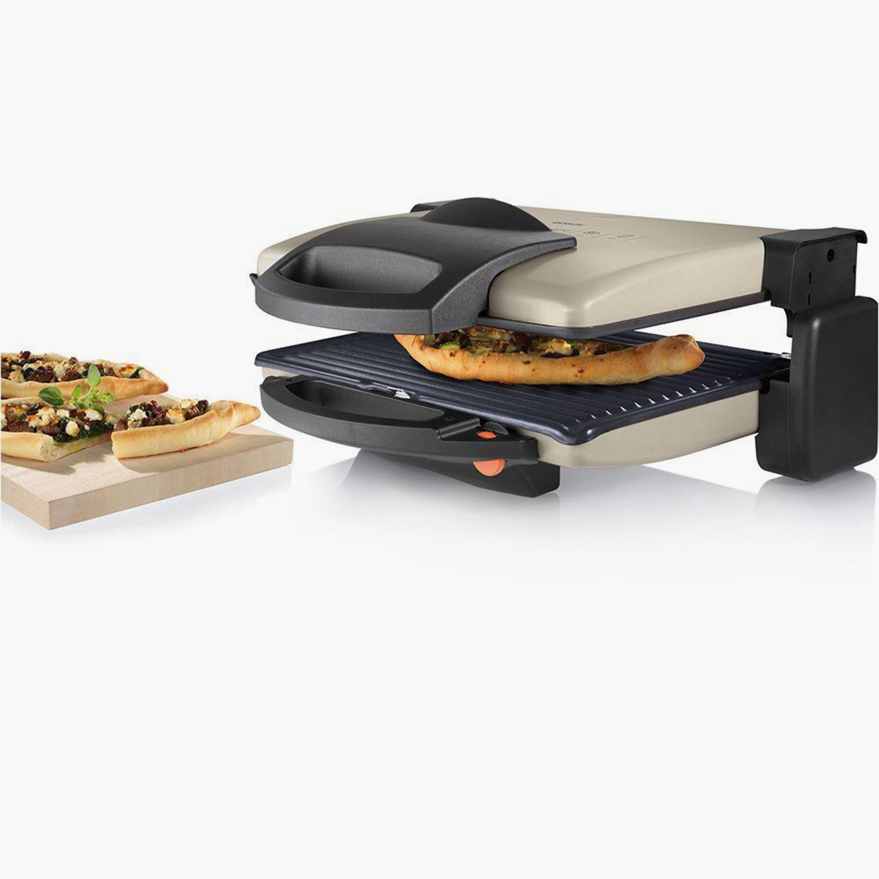 شواية تلامس قوية فضية من بوش بقوة 1800 واط باللون الفضي | TFB3302V-household-appliances-kitchenappliances-foodprocessors-image-2