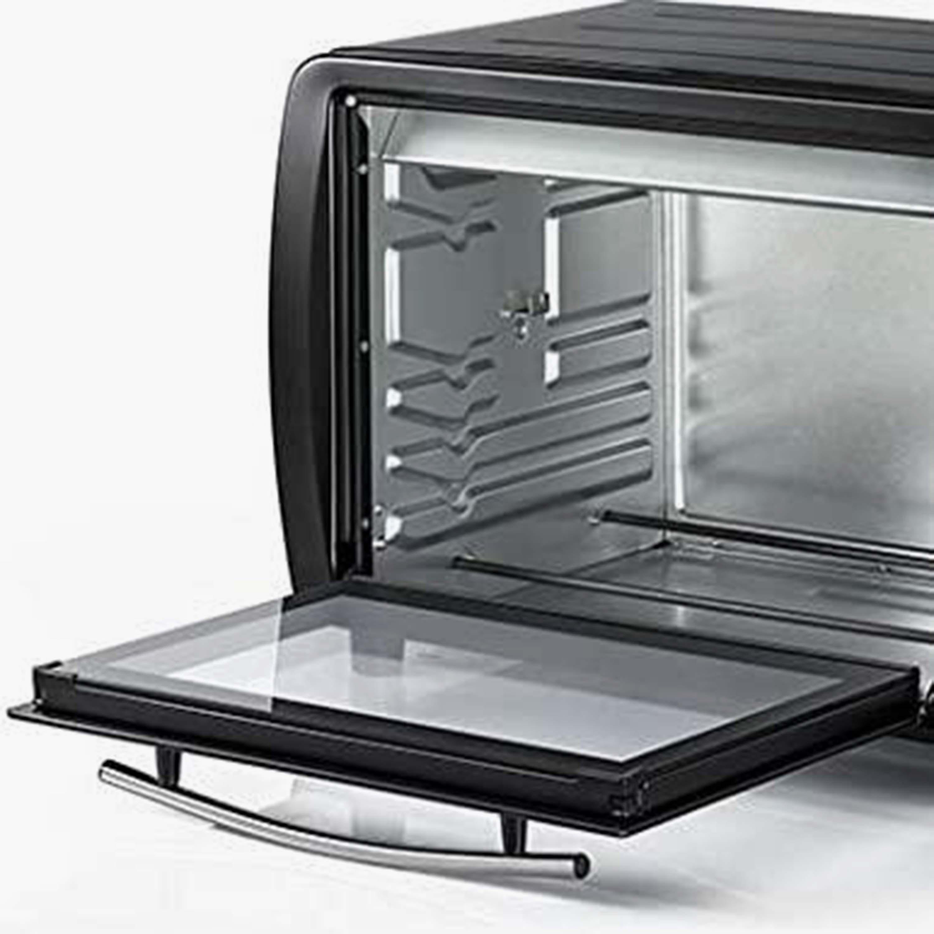 BLACK+DECKER 35L Double Glass Multifunction Toaster Oven with Rotisserie Black | TRO35RDG-B5-household-appliances-kitchenappliances-toasters-image-2
