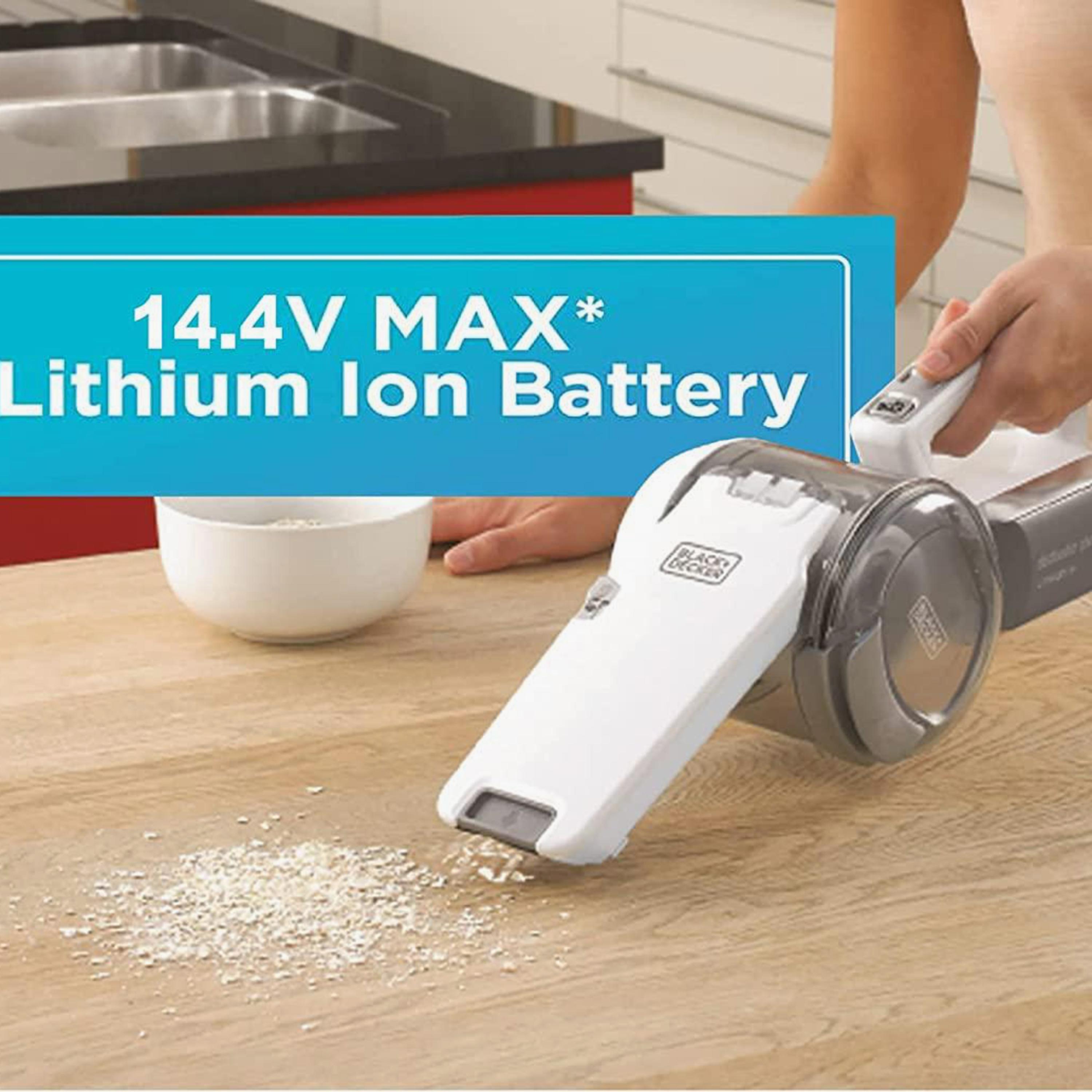 مكنسة كهربائية محورية محمولة لاسلكية بقوة 14.4 فولت من بلاك اند ديكر | PV1420L-B5-household-appliances-homeappliances-vacuumcleaners-image-3