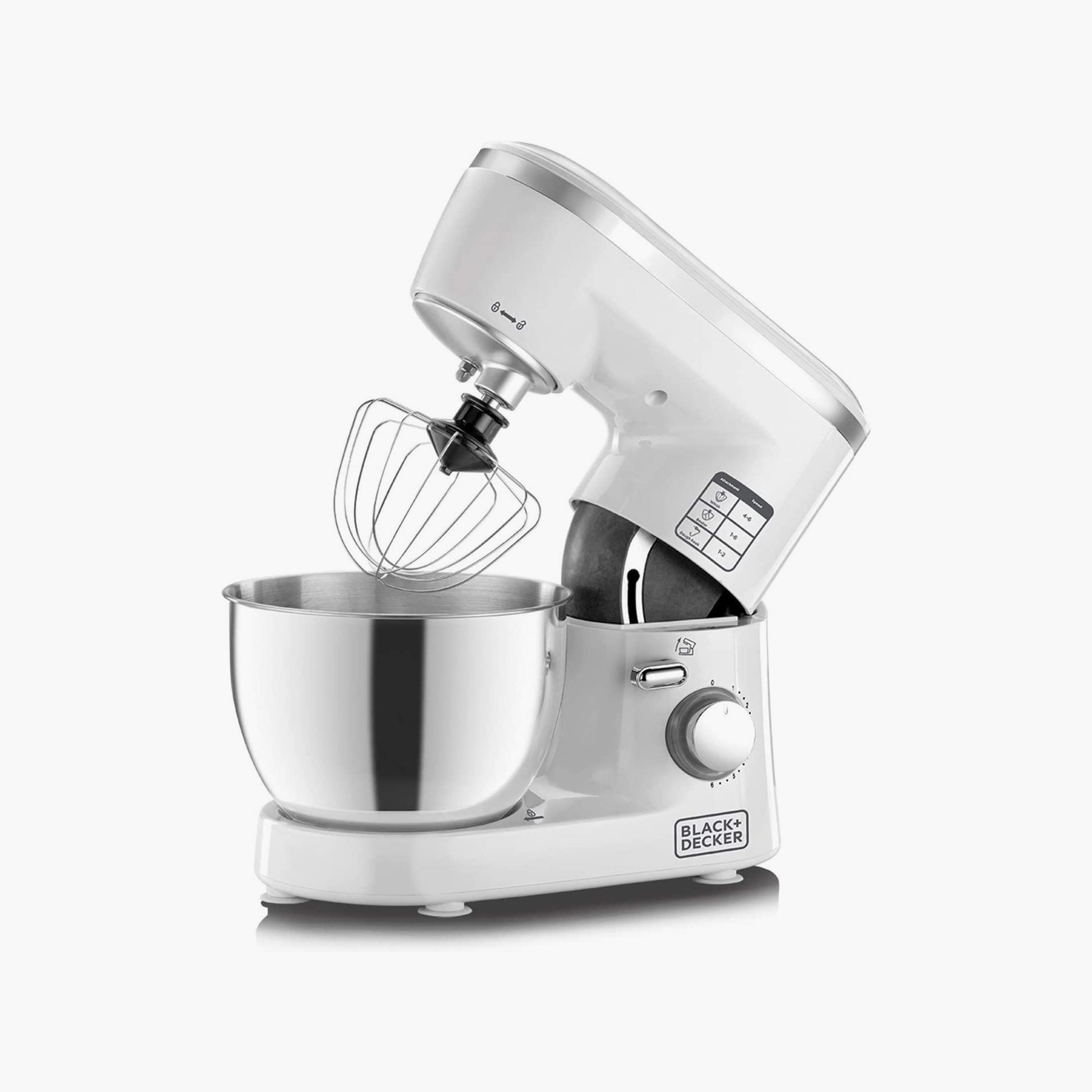 Buy BLACK DECKER 1000W 4L Kitchen Stand Mixer Machine Stainless