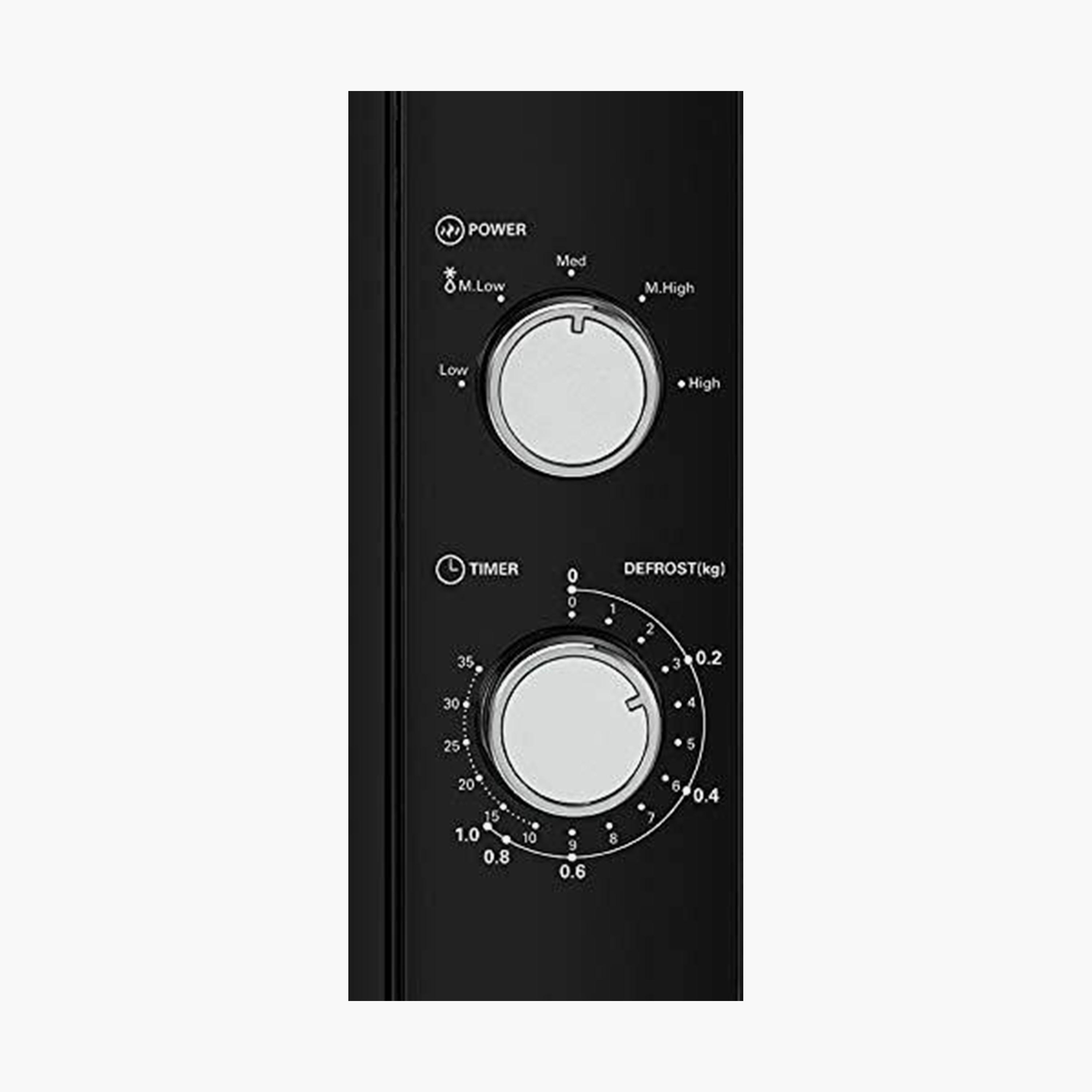 ميكروويف بلاك اند ديكر مع 20 لتر و700 واط بلون أسود | MZ2010P-B5-household-appliances-kitchenappliances-microwavesandovens-image-3