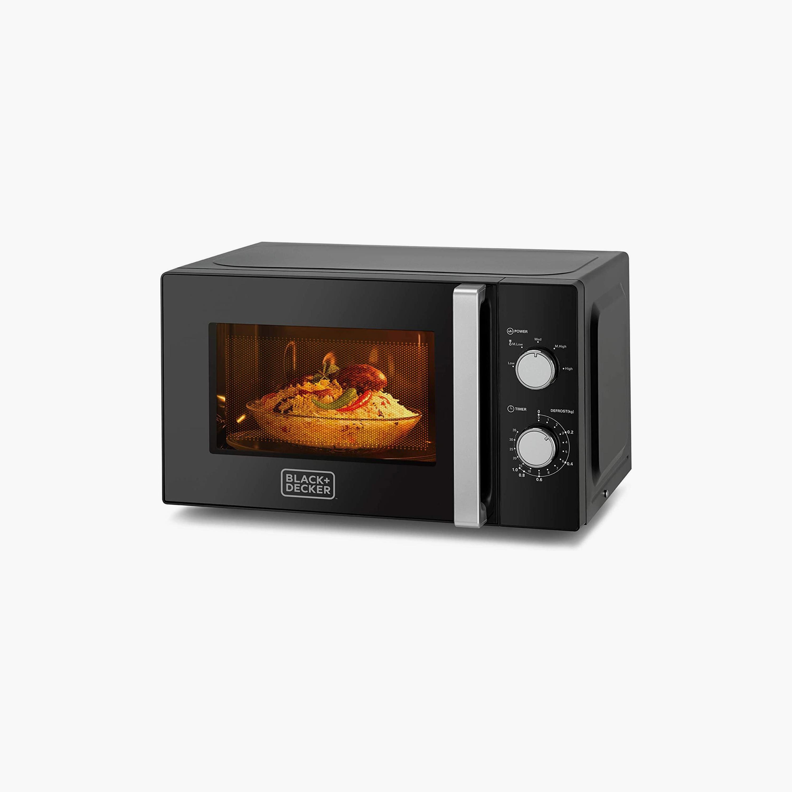 ميكروويف بلاك اند ديكر مع 20 لتر و700 واط بلون أسود | MZ2010P-B5-household-appliances-kitchenappliances-microwavesandovens-image-4