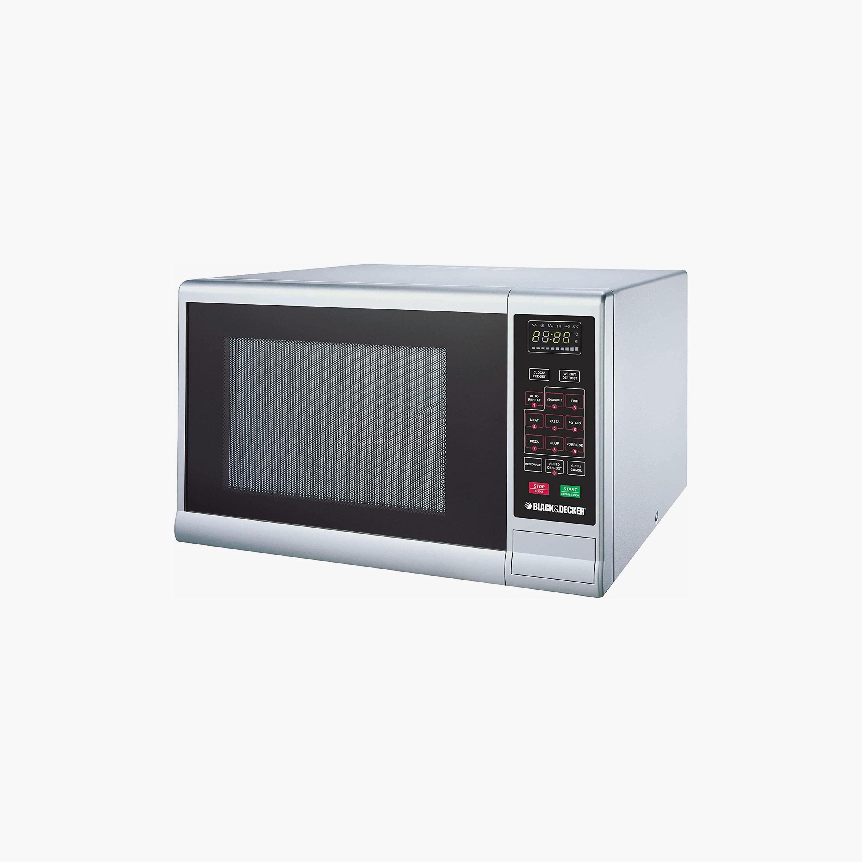 Buy BLACK DECKER 30L 900W Digital Microwave with Grill Silver