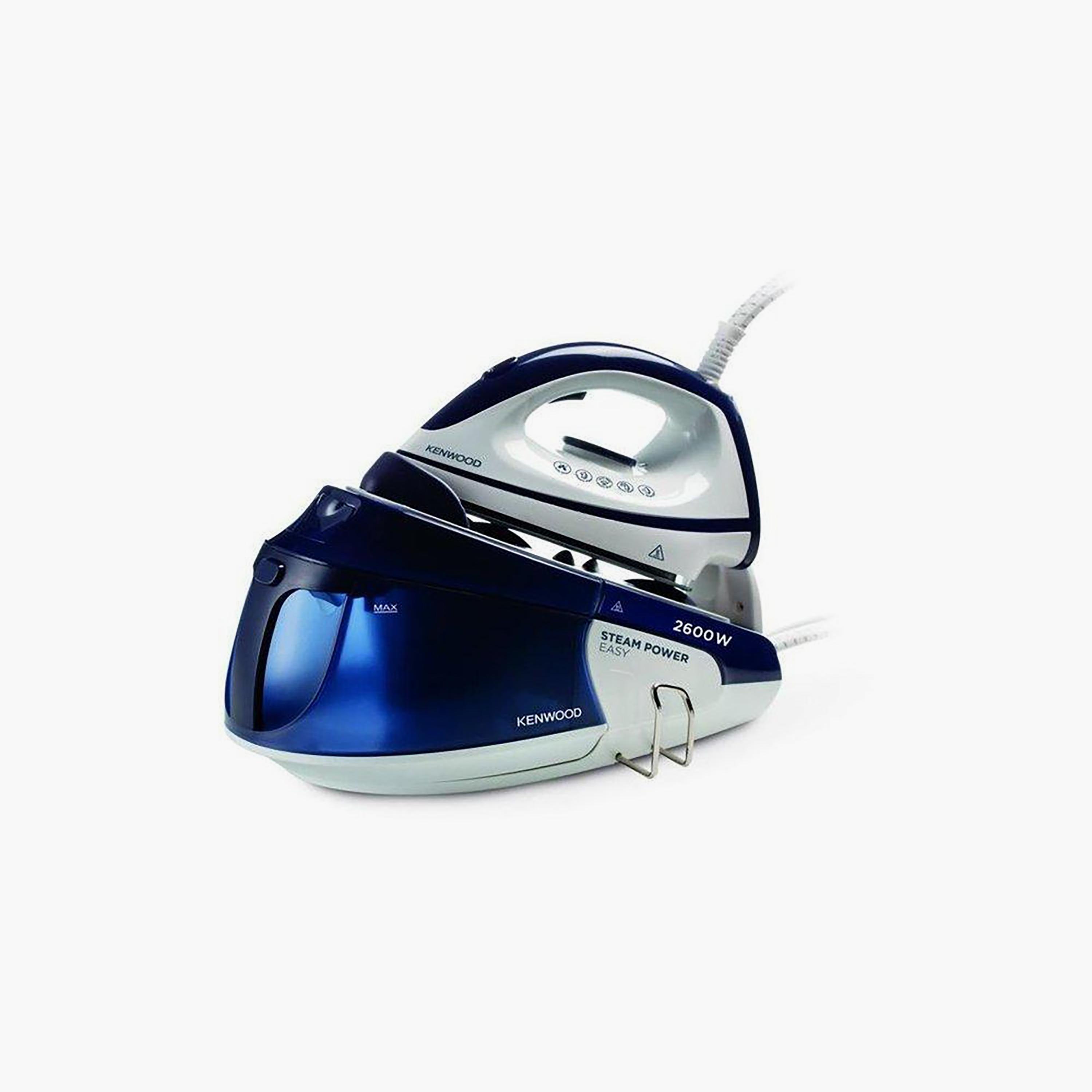 مكواة بخار ذات محطة بخار مع 2600 واط بلون أبيض من كينوود | SSP20.000WB-household-appliances-homeappliances-ironandsteamers-image-1
