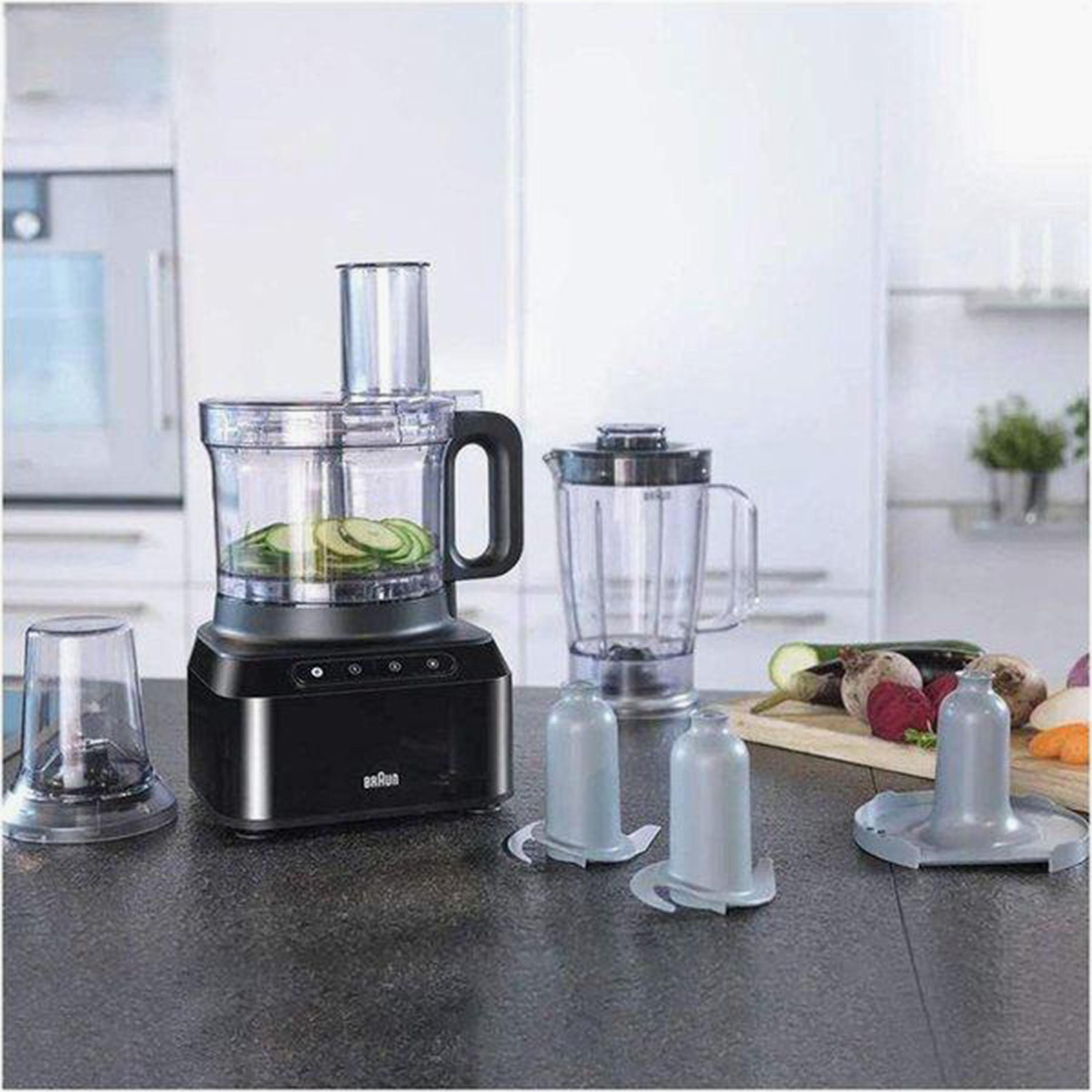 محضر طعام من براون ذو بيوريس بلون أسود | FP3132-household-appliances-kitchenappliances-foodprocessors-image-4