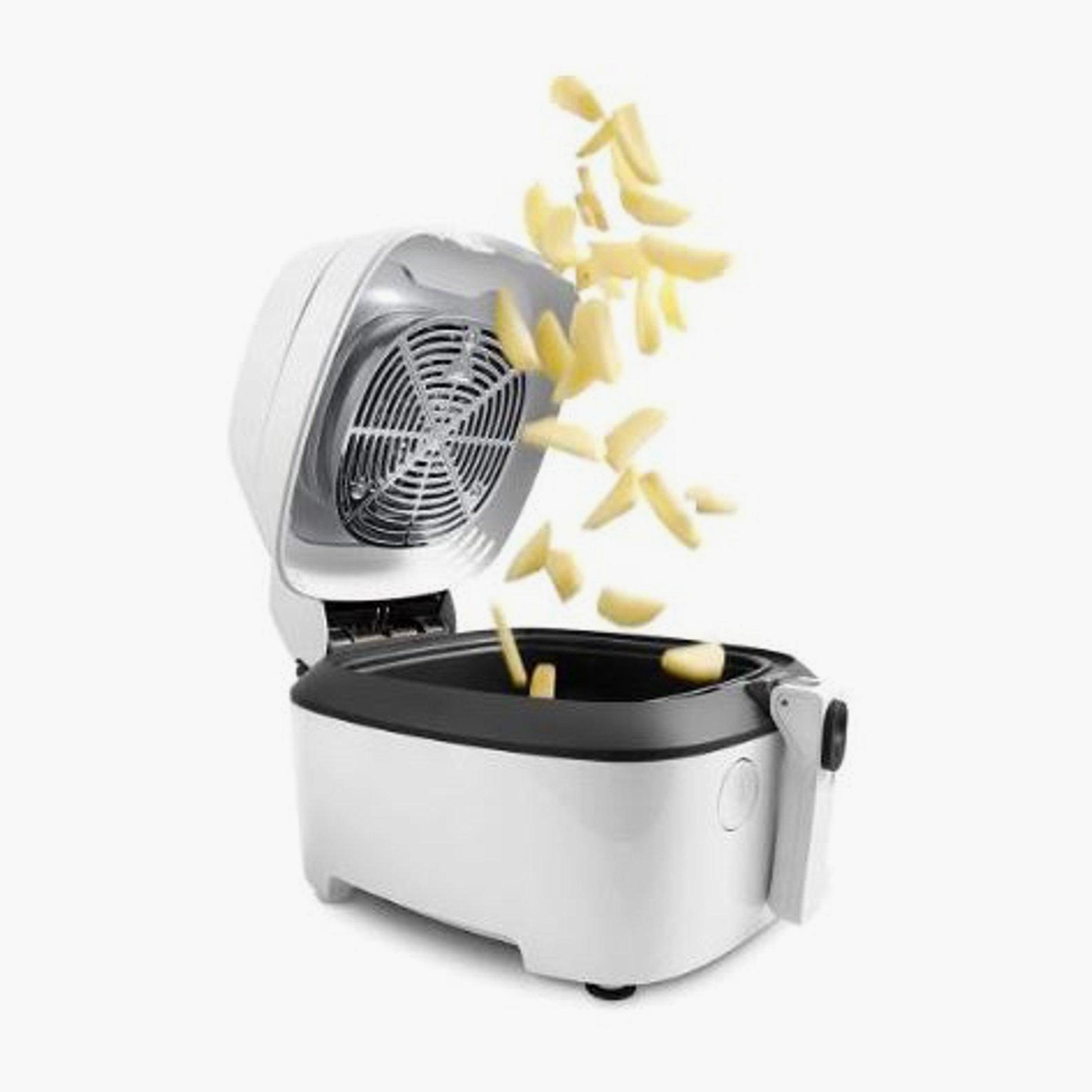 مقلاة هوائية مع 1400 واط بلون ابيض من ديلونجي | FH2101-household-appliances-kitchenappliances-foodprocessors-image-2