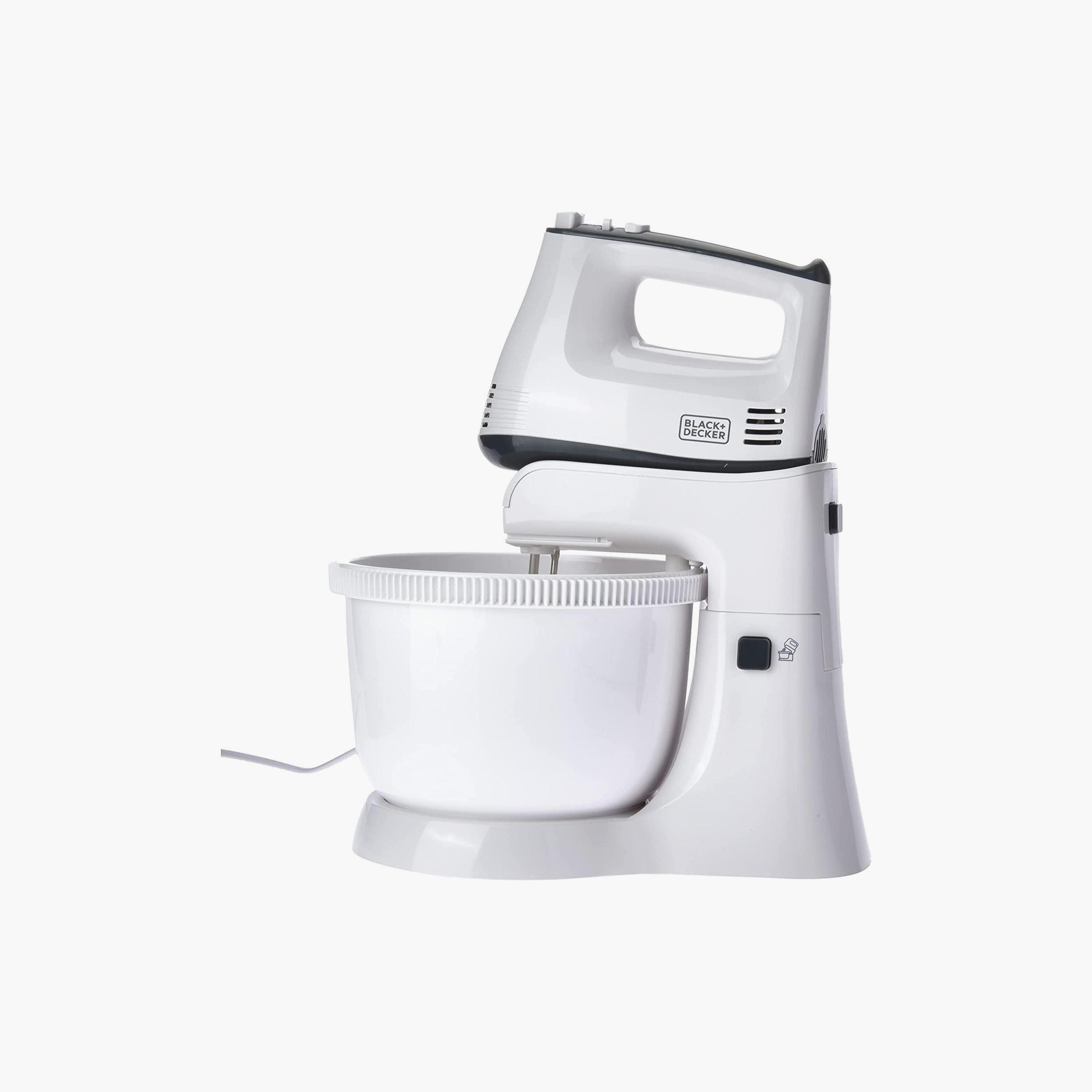وعاء متعدد الوظائف بـ 5 سرعات وخلاط حامل من بلاك اند ديكر مع 300 واط بلون أبيض | B&D M700-household-appliances-kitchenappliances-blendersmixersandgrinders-image-2