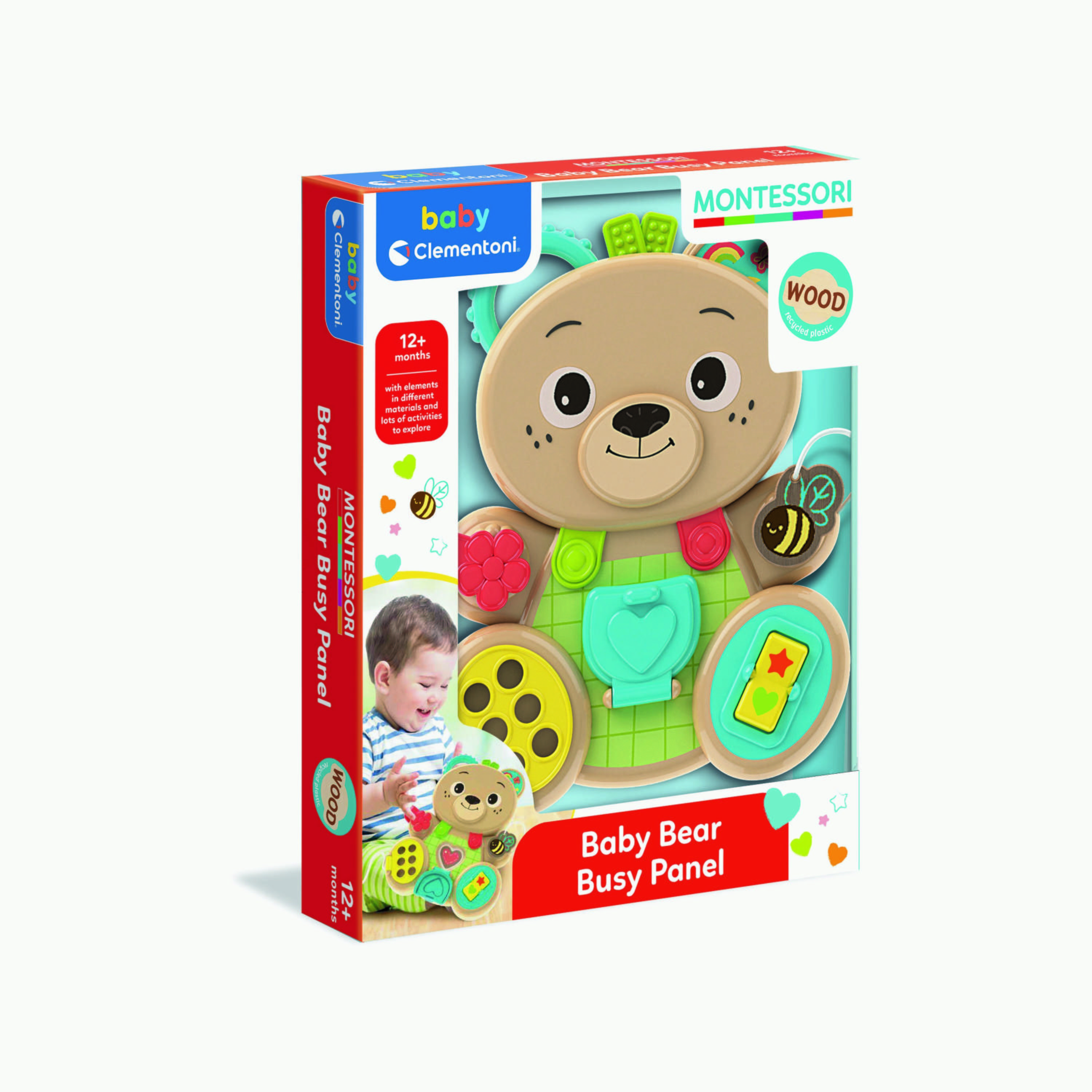 Clementoni Montessori Bear Busy Panel-toys-babyandtoddlertoys-learningtoys-image-2