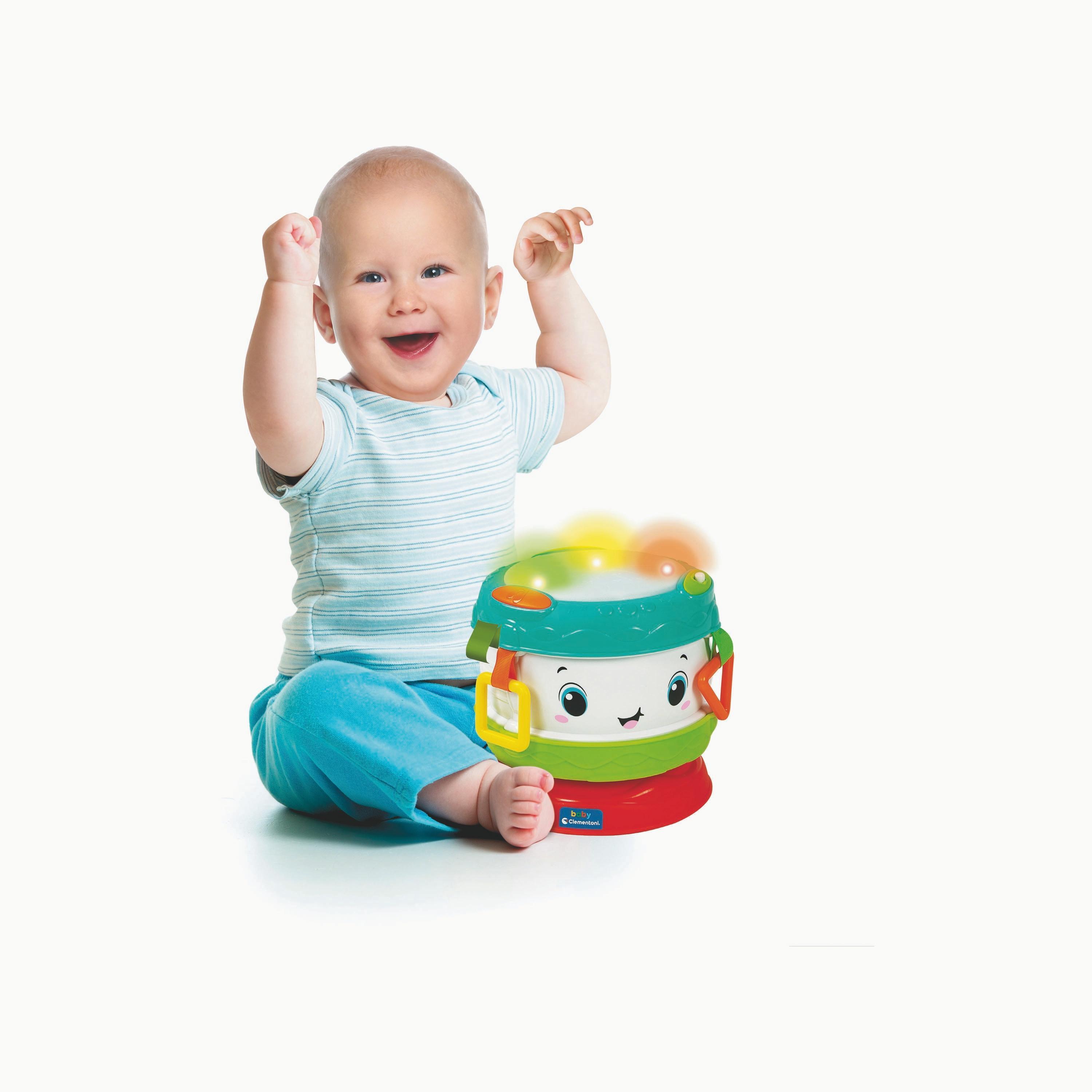 Clementoni Baby Activity Drum (Battery Operated)-toys-educational-musicaltoys-image-4