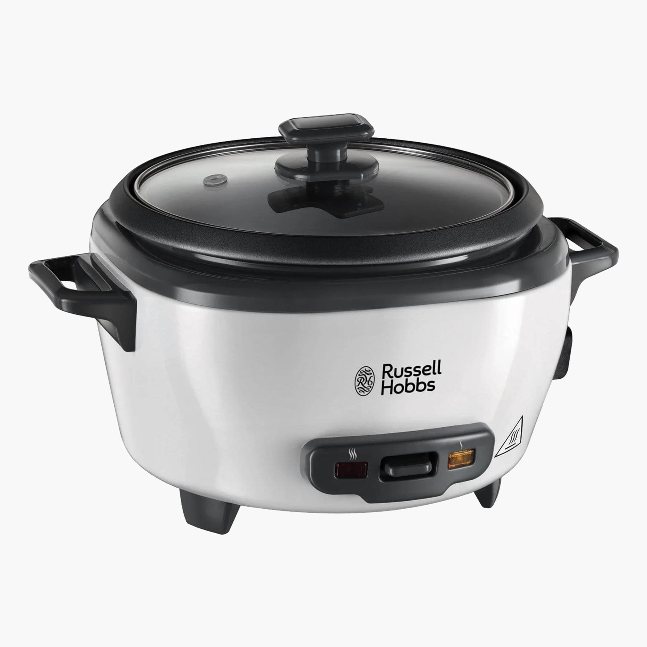 Rhbs Large Electric Rice Cooker - White & Black