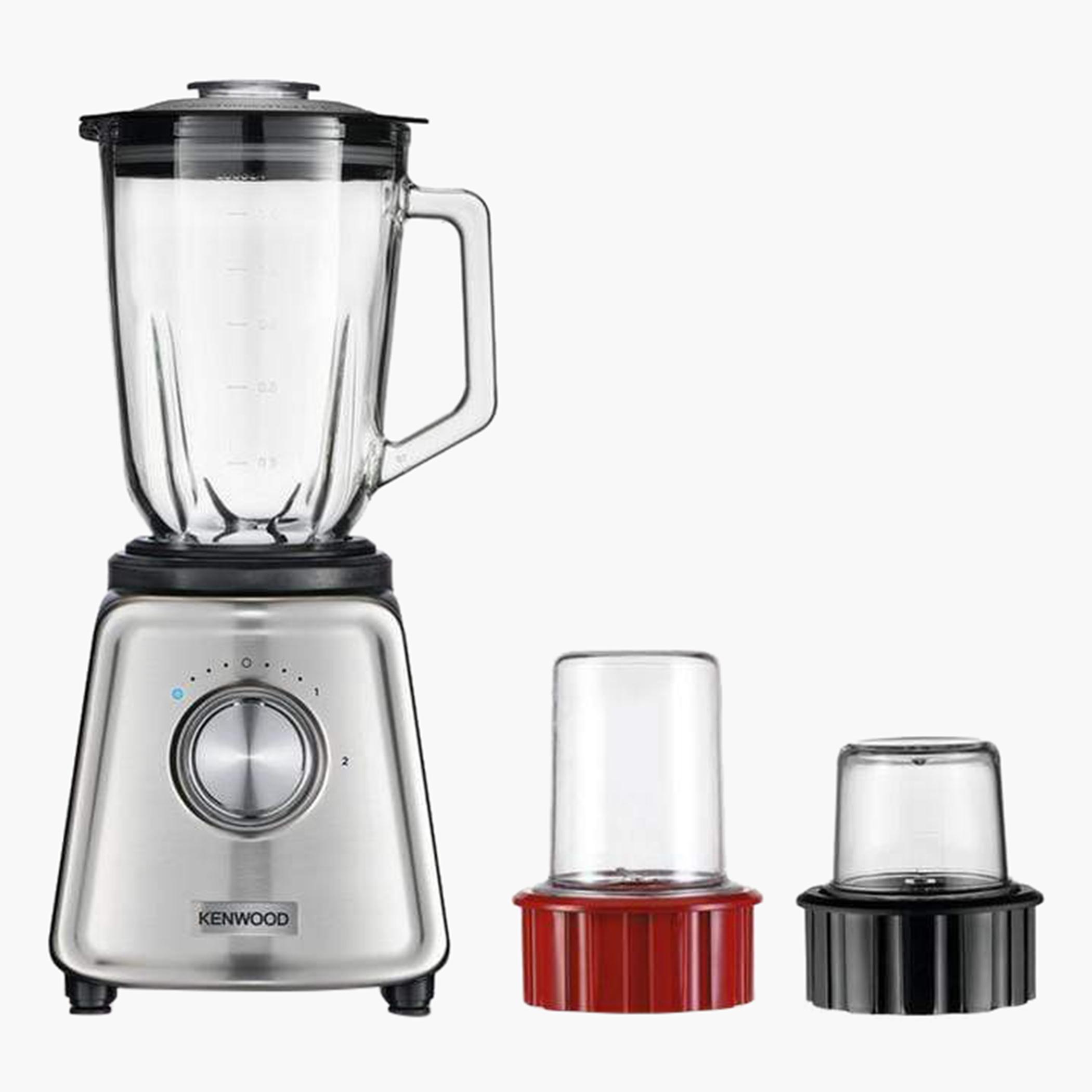Kenwood 2L 800W Blender with Mill and Chopper - BLP44.270SS Silver