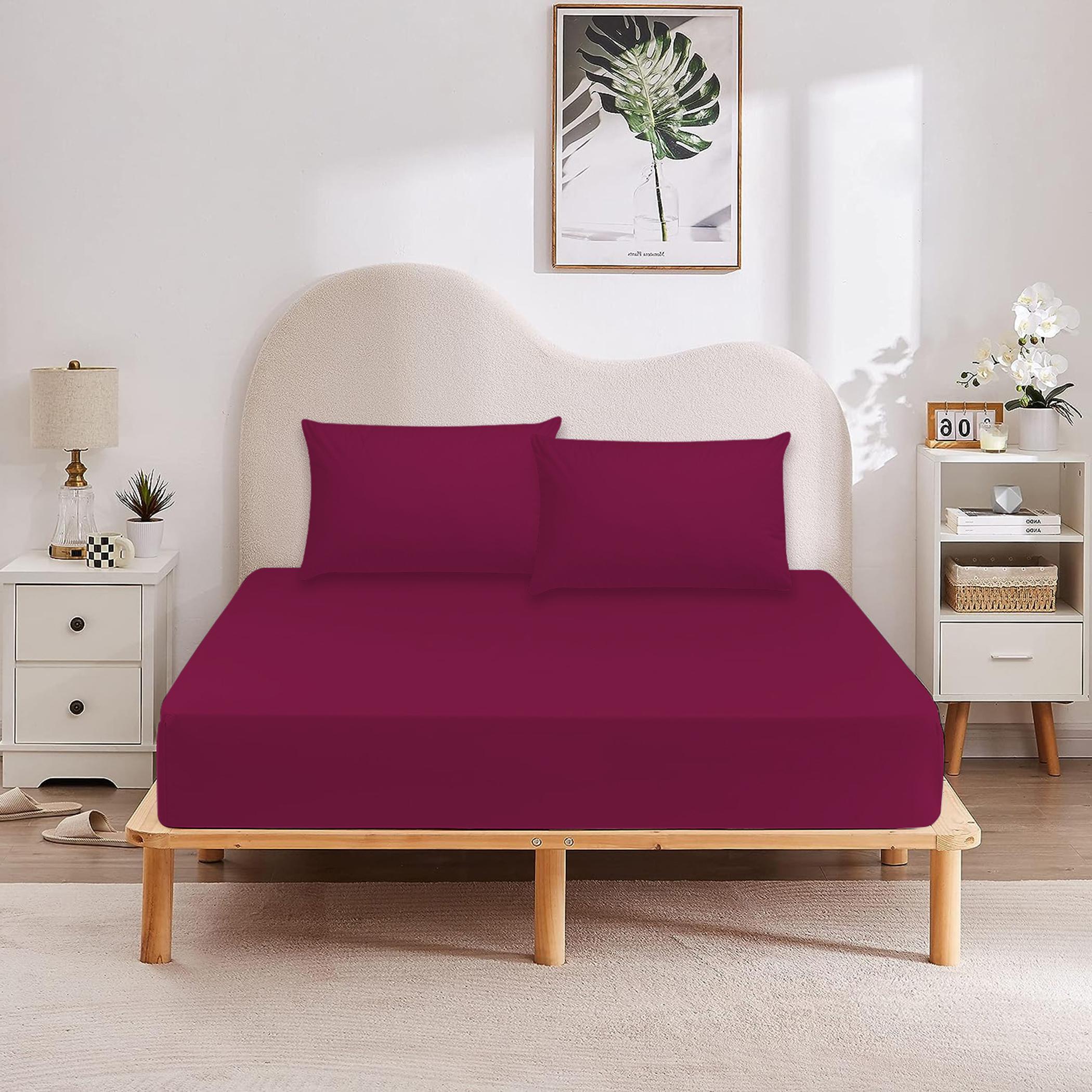 Ultima 3-Piece King Super Soft Fitted Sheet Set - 180x200+30 cm-hbxhomeware-bedding-fittedsheets-image-1