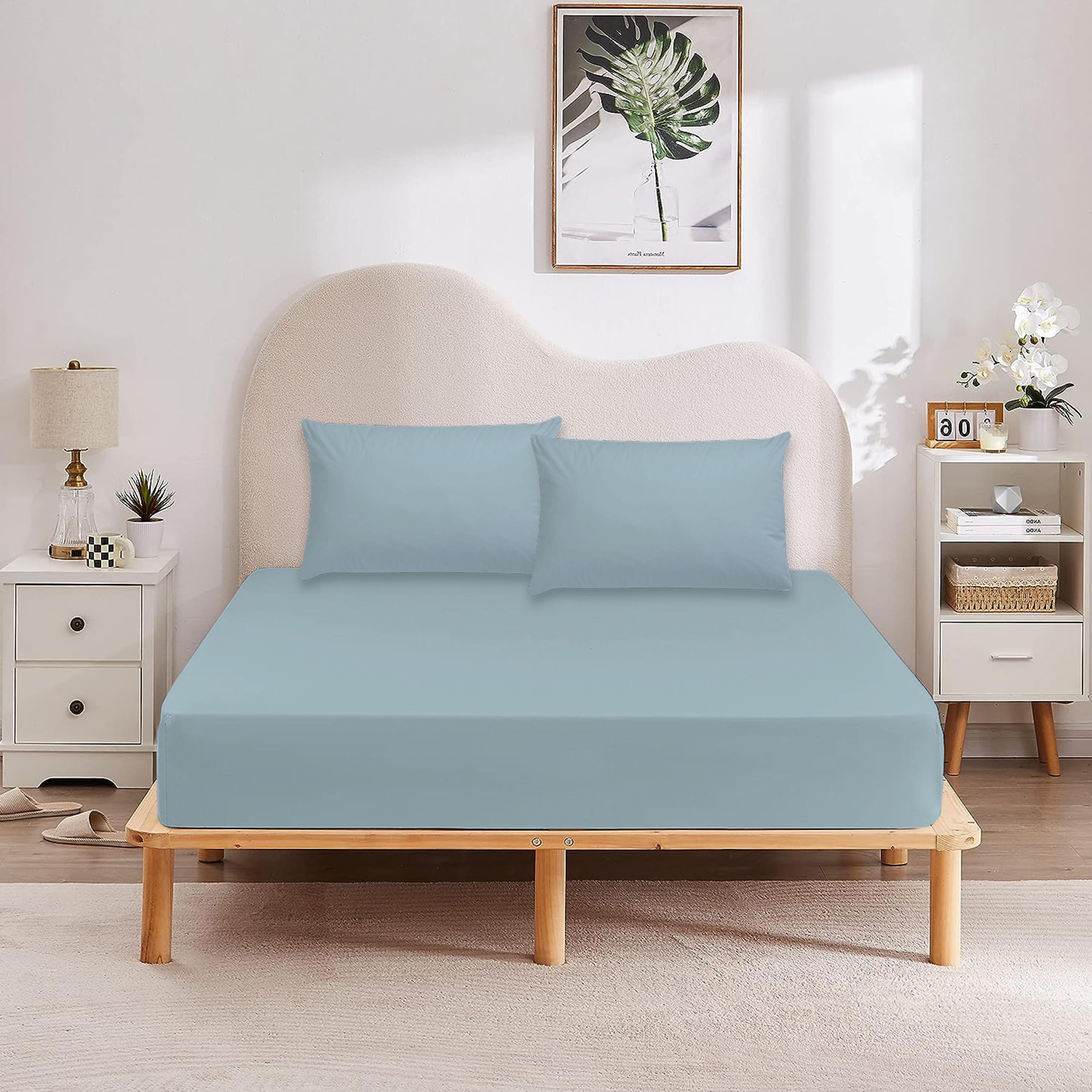 Ultima 3-Piece King Super Soft Fitted Sheet Set - 180x200+30 cm-hbxhomeware-bedding-fittedsheets-image-1