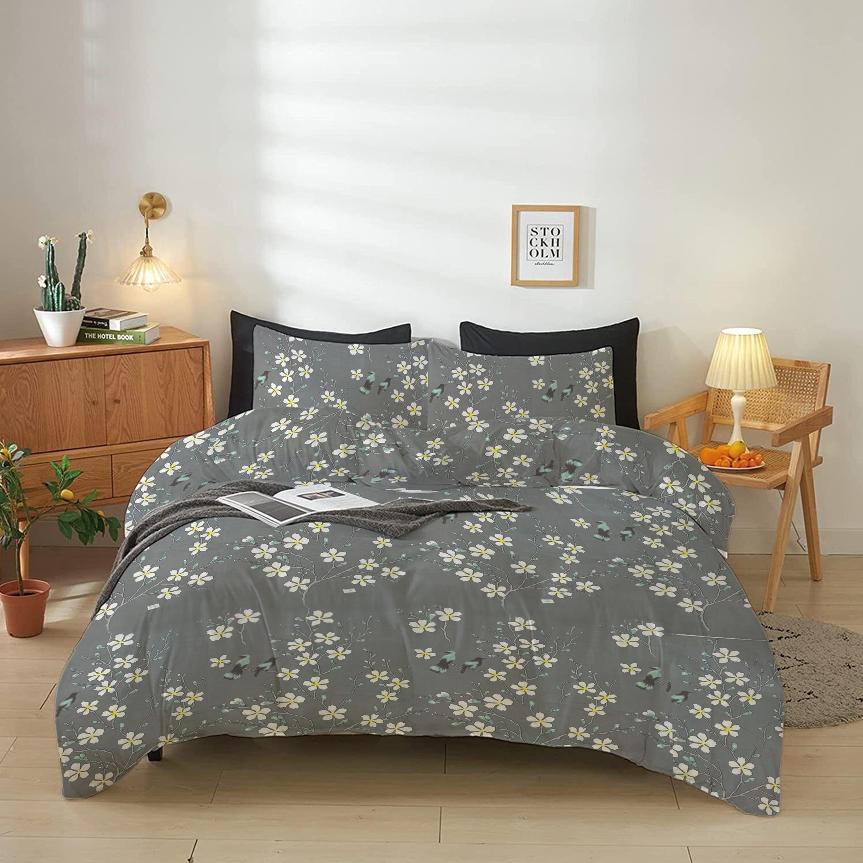 طقم غطاء لحاف كينج 4 قطع بطبعات من آلتيما  - 220x240 سم-hbxdecorandfurnishings-bedding-duvetsandpillows-image-1