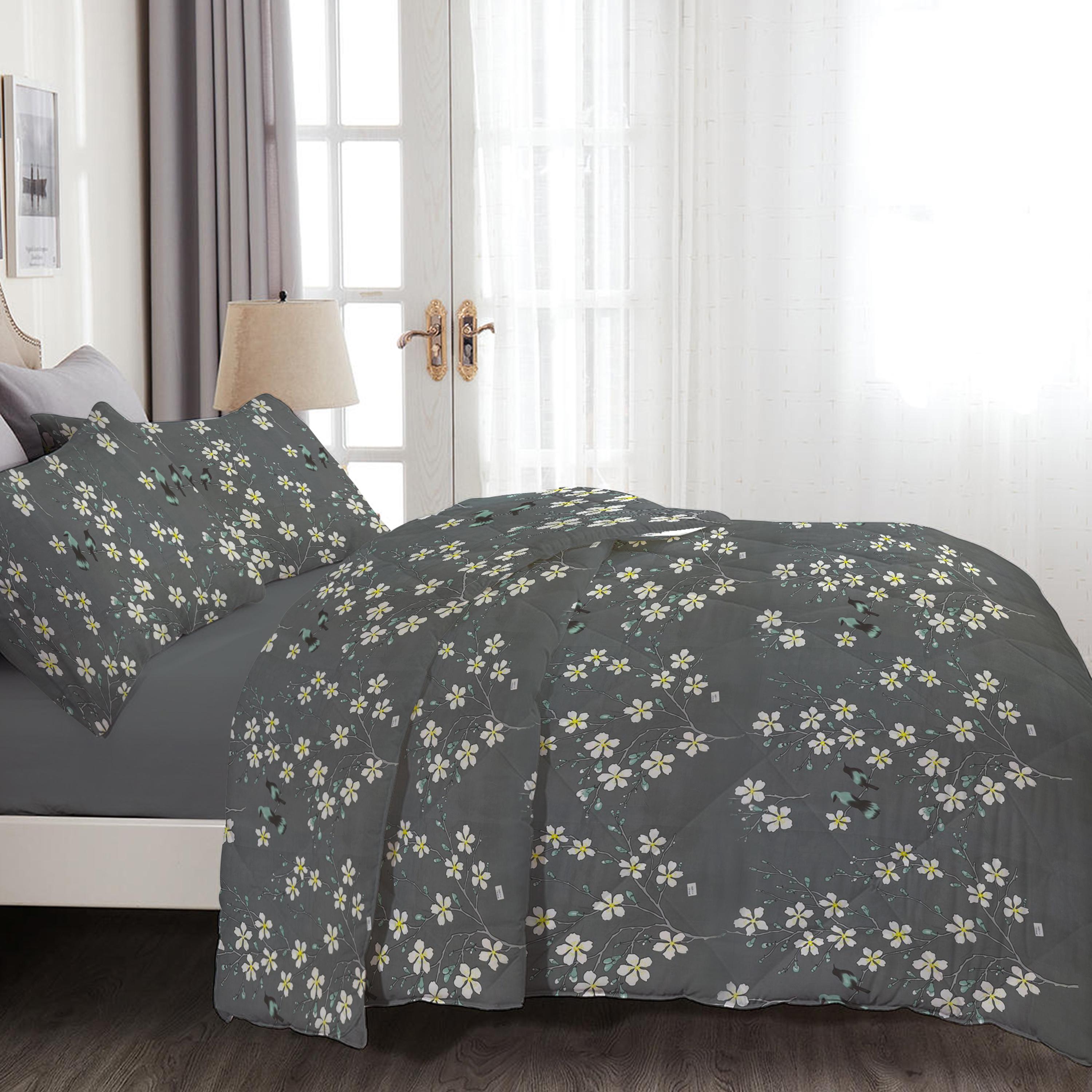 طقم غطاء لحاف كينج 4 قطع بطبعات من آلتيما  - 220x240 سم-hbxdecorandfurnishings-bedding-duvetsandpillows-image-2