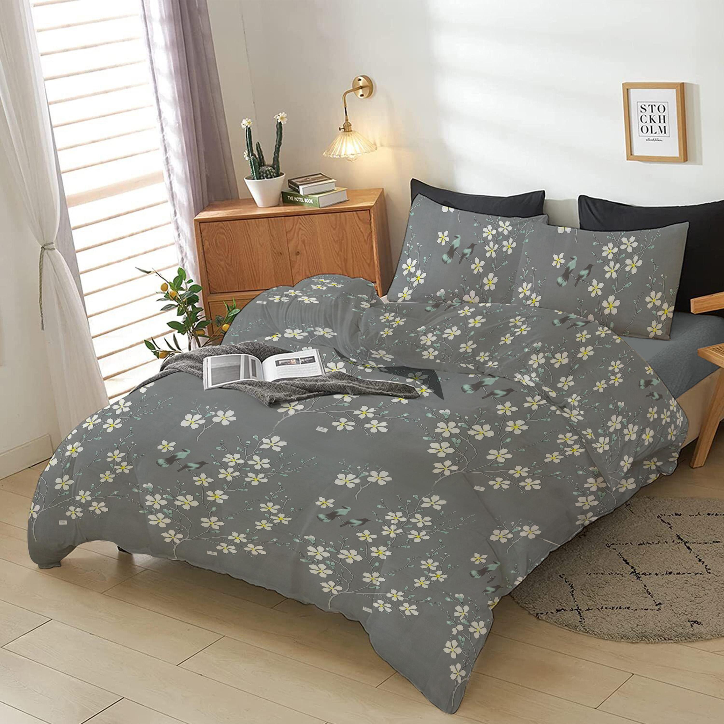 طقم غطاء لحاف كينج 4 قطع بطبعات من آلتيما  - 220x240 سم-hbxdecorandfurnishings-bedding-duvetsandpillows-image-3