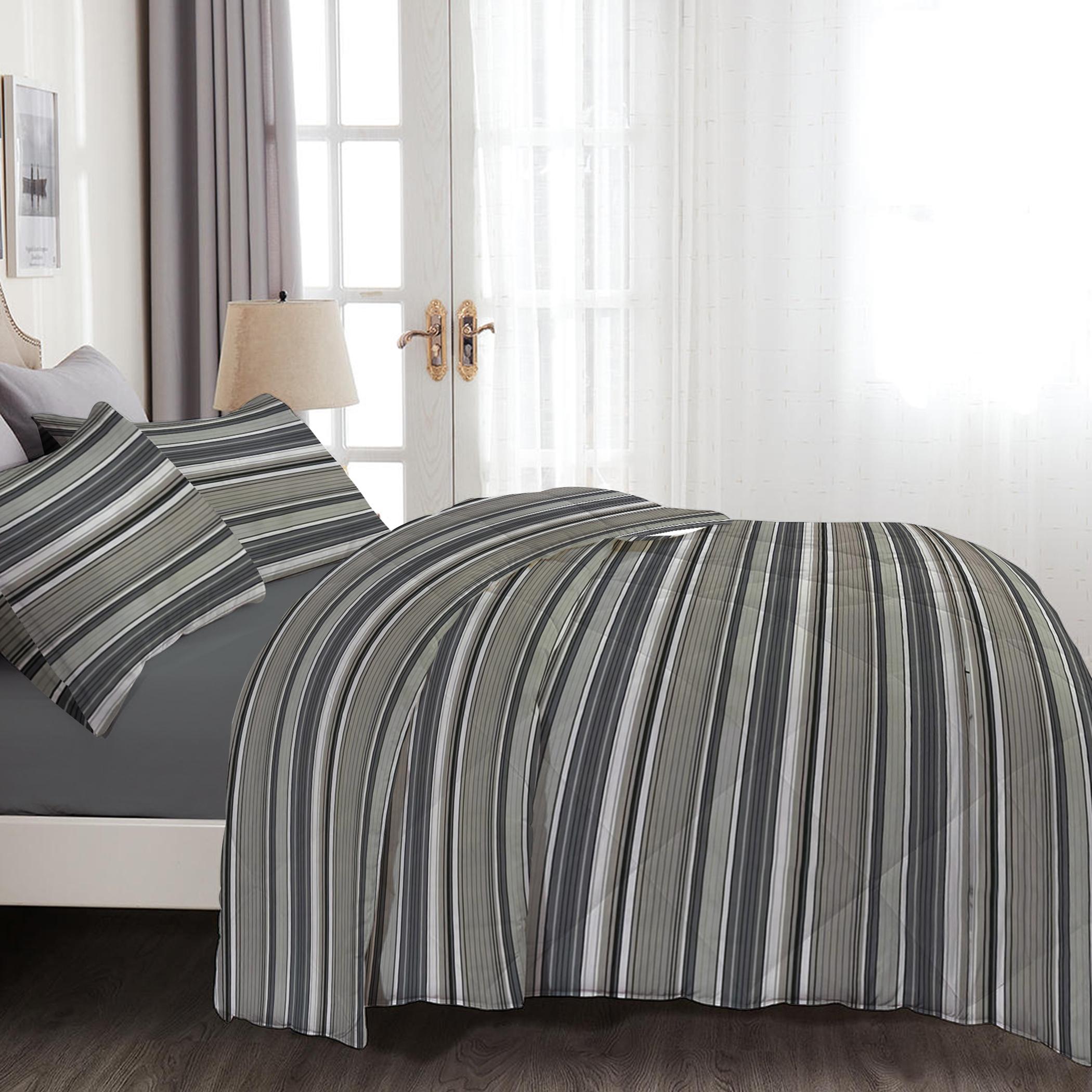 طقم غطاء لحاف كينج 4 قطع بطبعات من آلتيما  - 220x240 سم-hbxdecorandfurnishings-bedding-duvetsandpillows-image-2