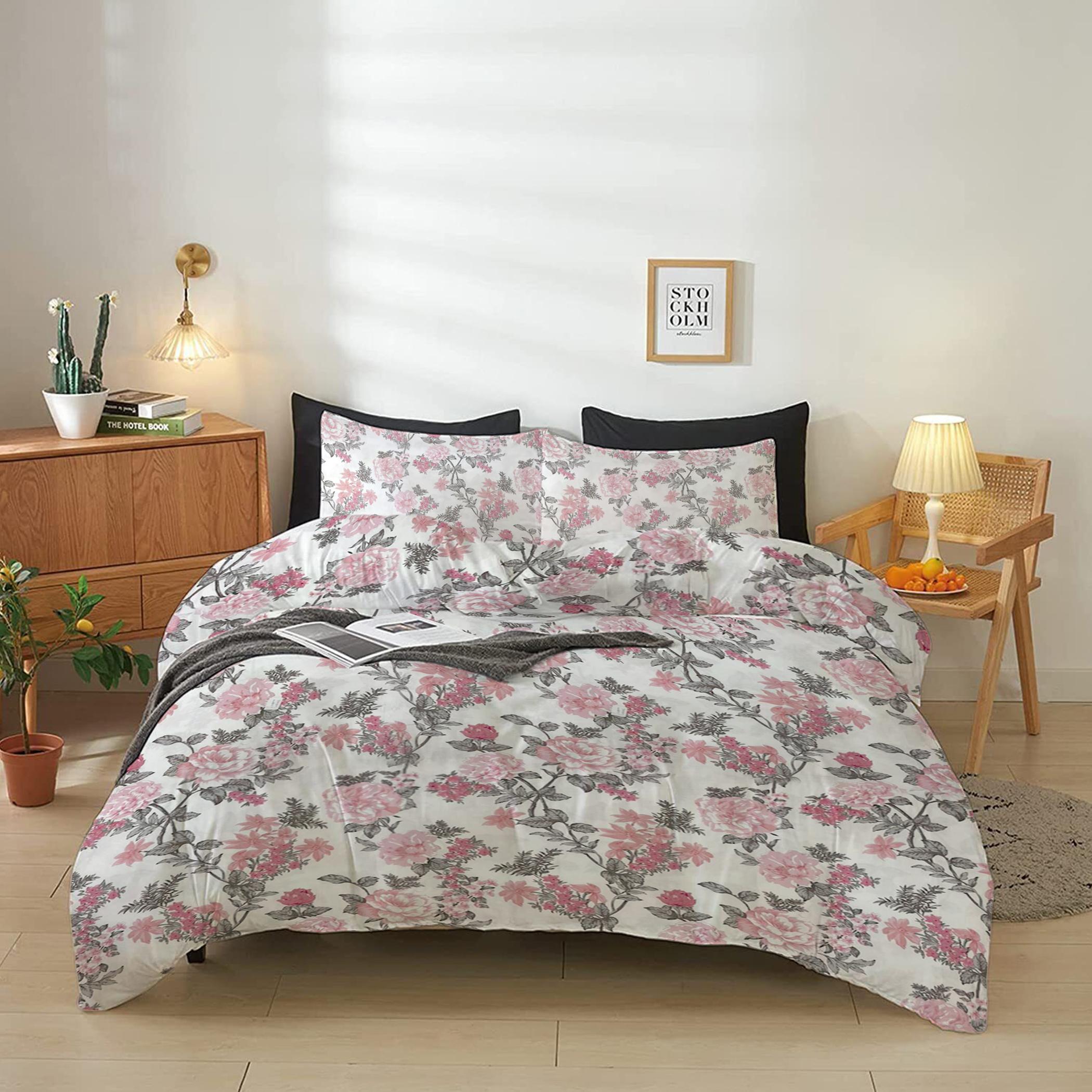 طقم غطاء لحاف كينج بطبعات 4 قطع من آلتيما  - 220x240 سم-hbxdecorandfurnishings-bedding-duvetsandpillows-image-1