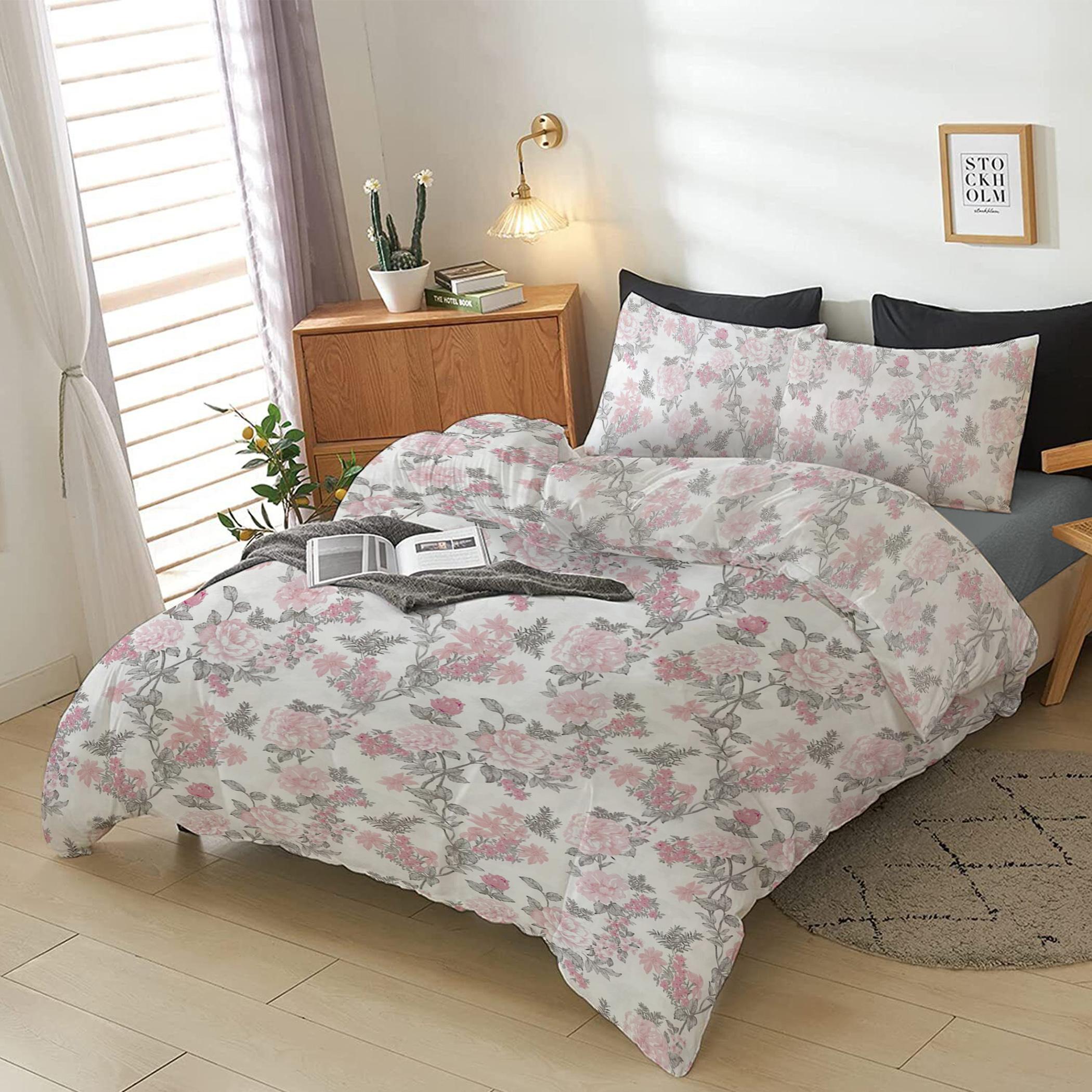 طقم غطاء لحاف كينج بطبعات 4 قطع من آلتيما  - 220x240 سم-hbxdecorandfurnishings-bedding-duvetsandpillows-image-3