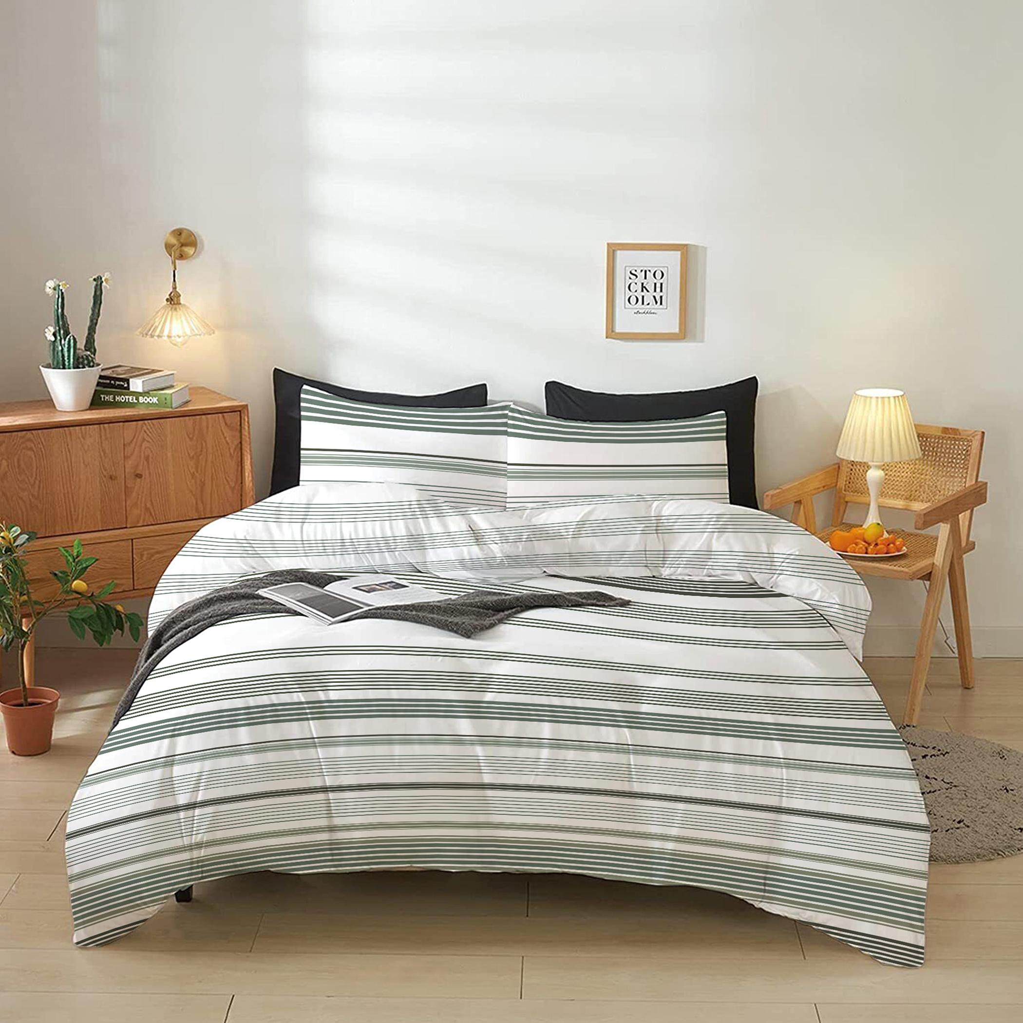 طقم غطاء لحاف كينج 4 قطع بطبعات من آلتيما  - 220x240 سم-hbxdecorandfurnishings-bedding-duvetsandpillows-image-1