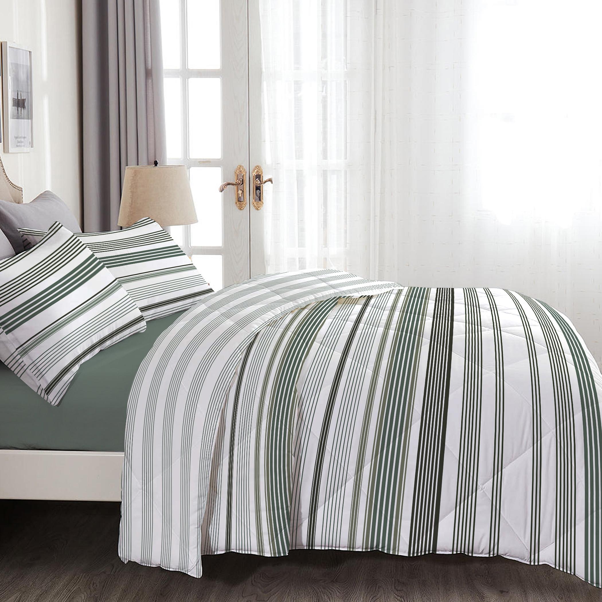 طقم غطاء لحاف كينج 4 قطع بطبعات من آلتيما  - 220x240 سم-hbxdecorandfurnishings-bedding-duvetsandpillows-image-2