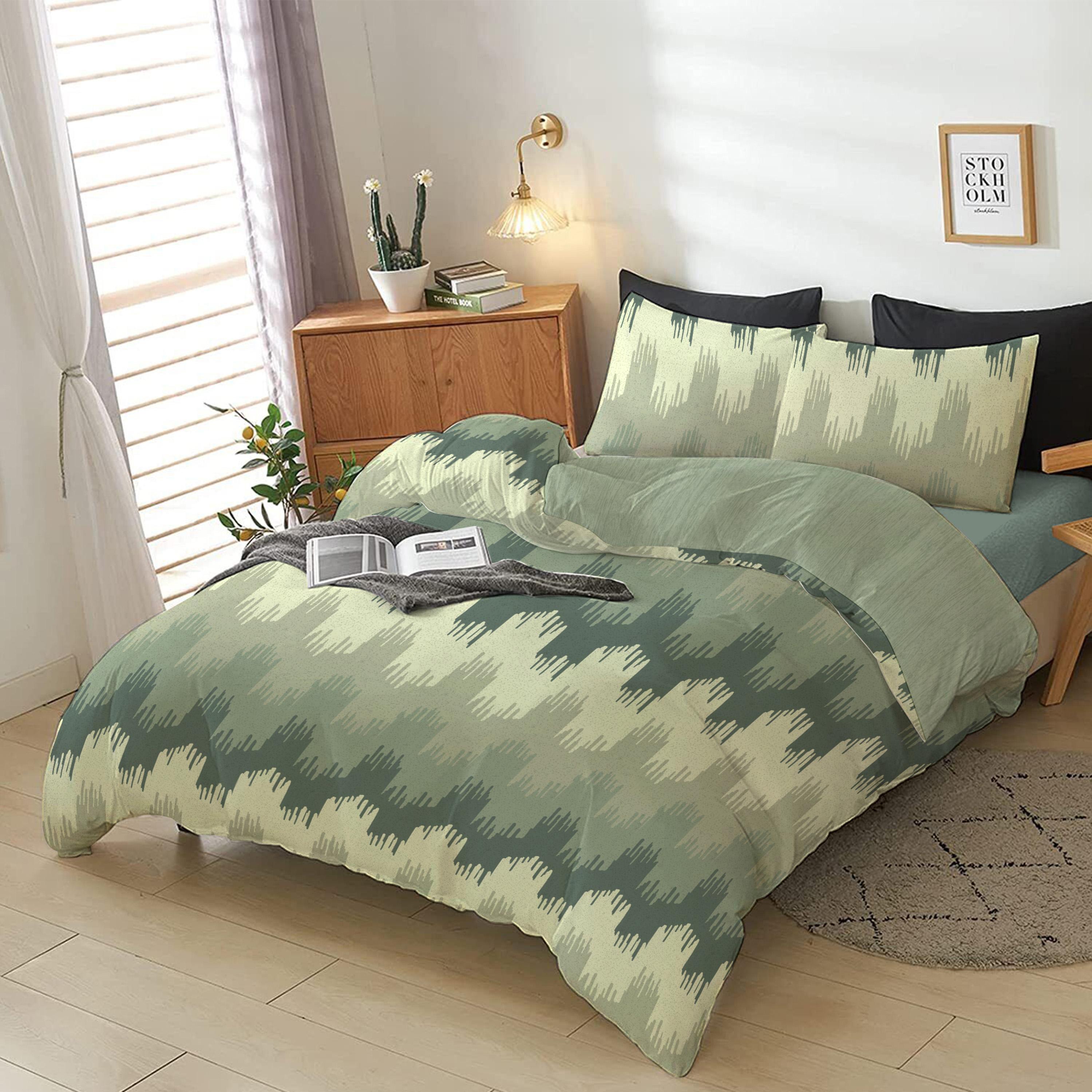 طقم غطاء لحاف كينج بطبعات 4 قطع من آلتيما  - 220x240 سم-hbxdecorandfurnishings-bedding-duvetsandpillows-image-3