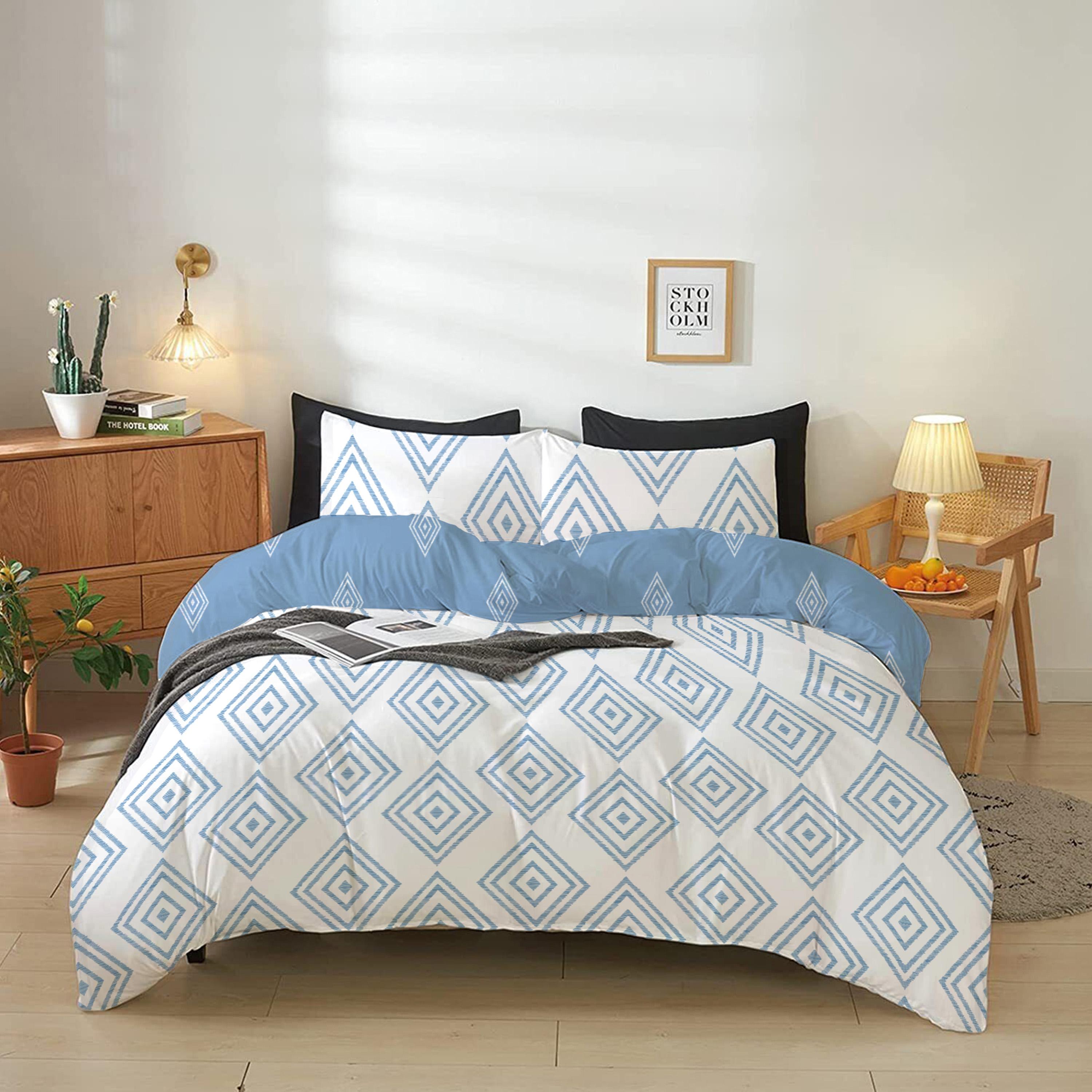 طقم غطاء لحاف كينج بطبعات 4 قطع من آلتيما  - 220x240 سم-hbxdecorandfurnishings-bedding-duvetsandpillows-image-1