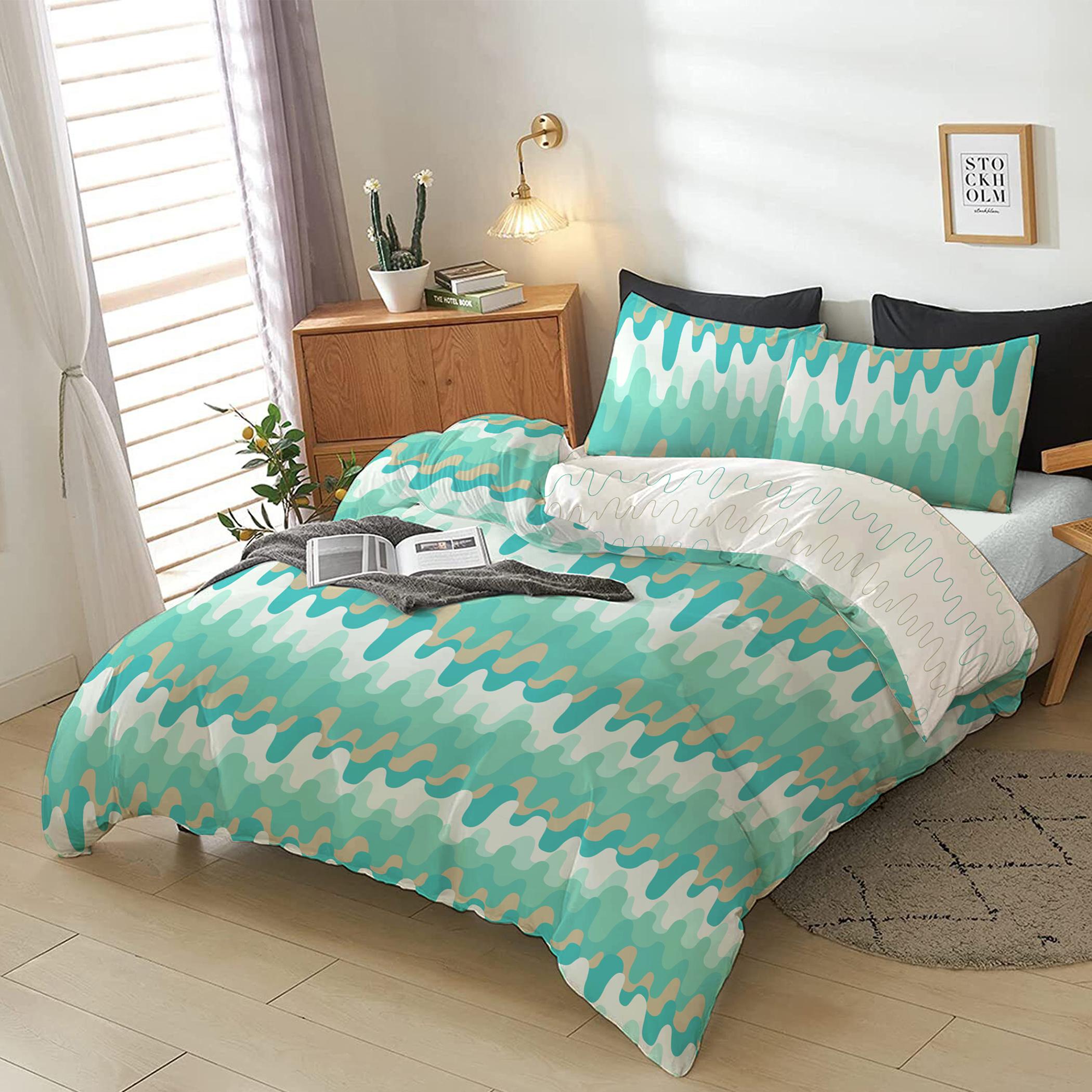 طقم غطاء لحاف كينج بطبعات 4 قطع من آلتيما  - 220x240 سم-hbxdecorandfurnishings-bedding-duvetsandpillows-image-3