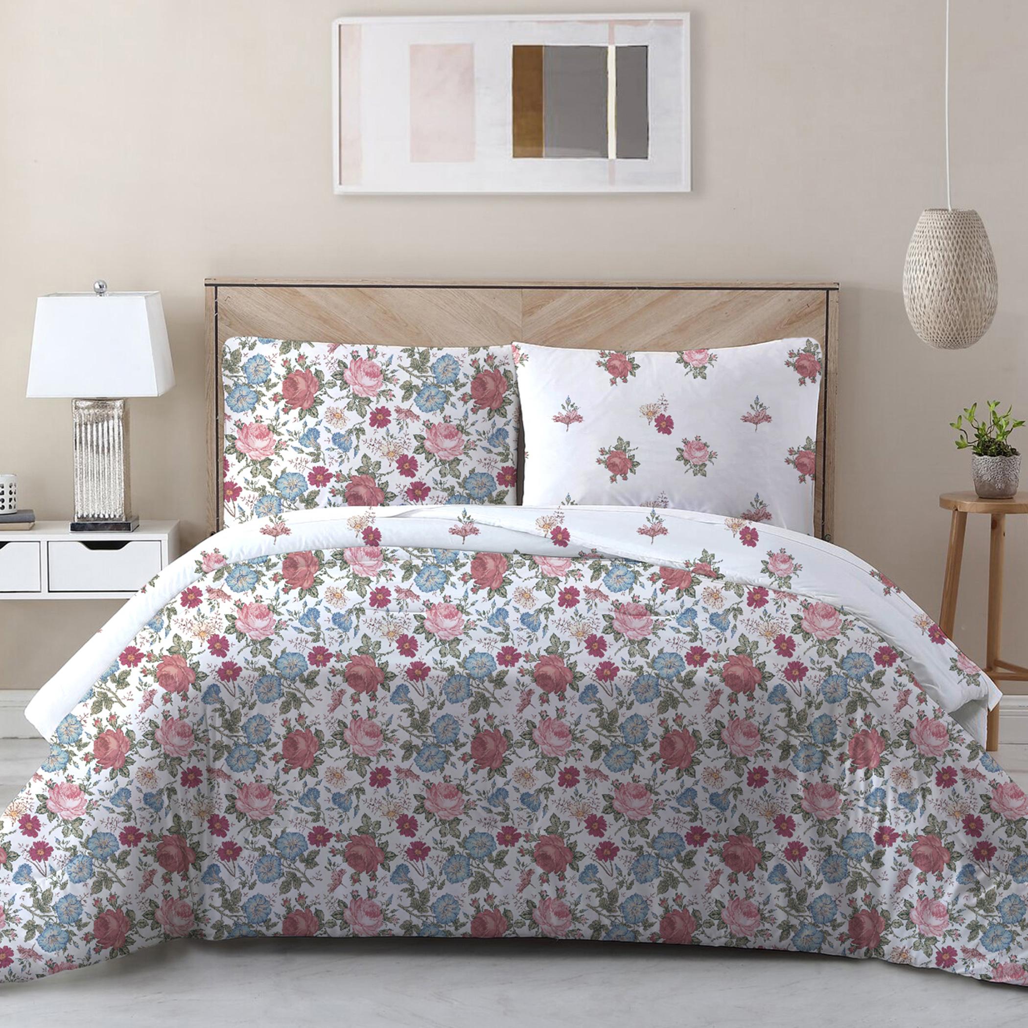 طقم غطاء لحاف سوبر كينج بطبعات 4 قطع من آلتيما  - 240x260 سم-hbxdecorandfurnishings-bedding-duvetsandpillows-image-1