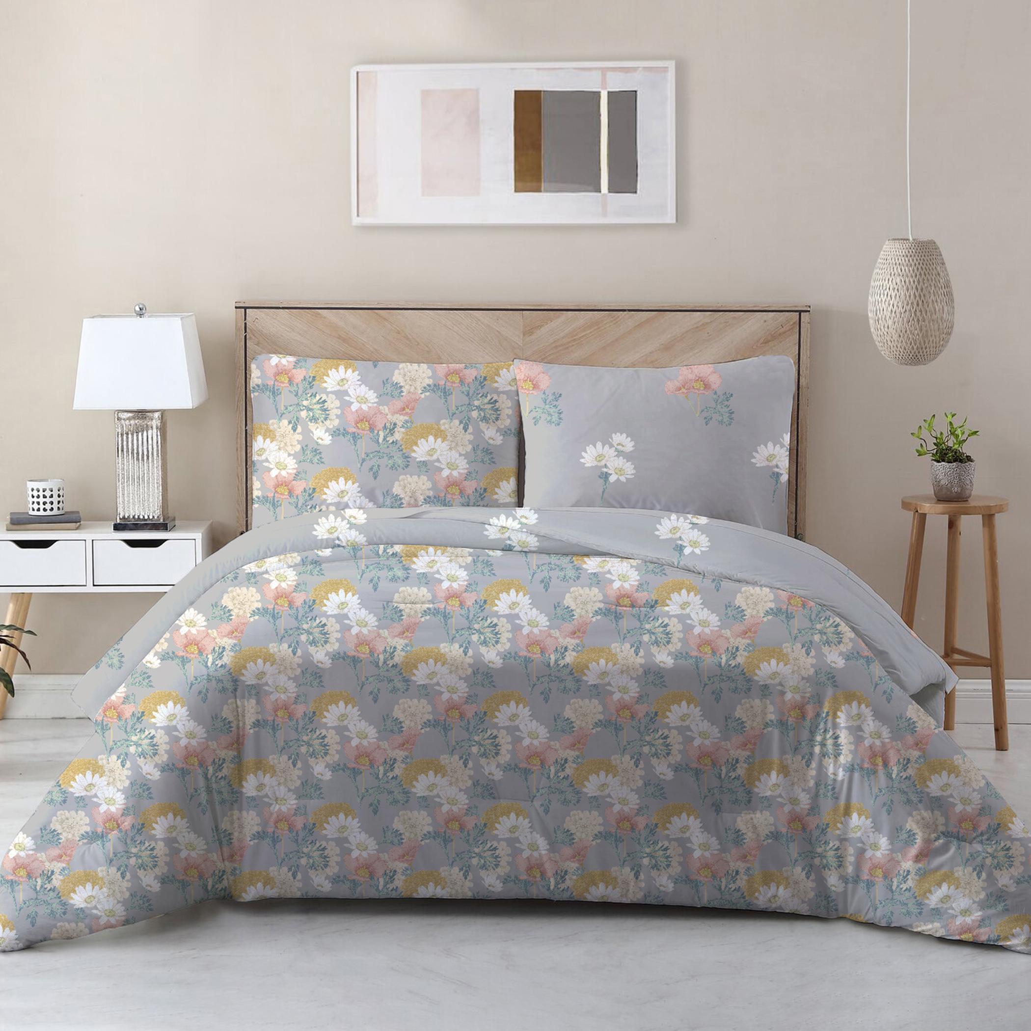 طقم غطاء لحاف سوبر كينج بطبعات 4 قطع من آلتيما  - 240x260 سم-hbxdecorandfurnishings-bedding-duvetsandpillows-image-1