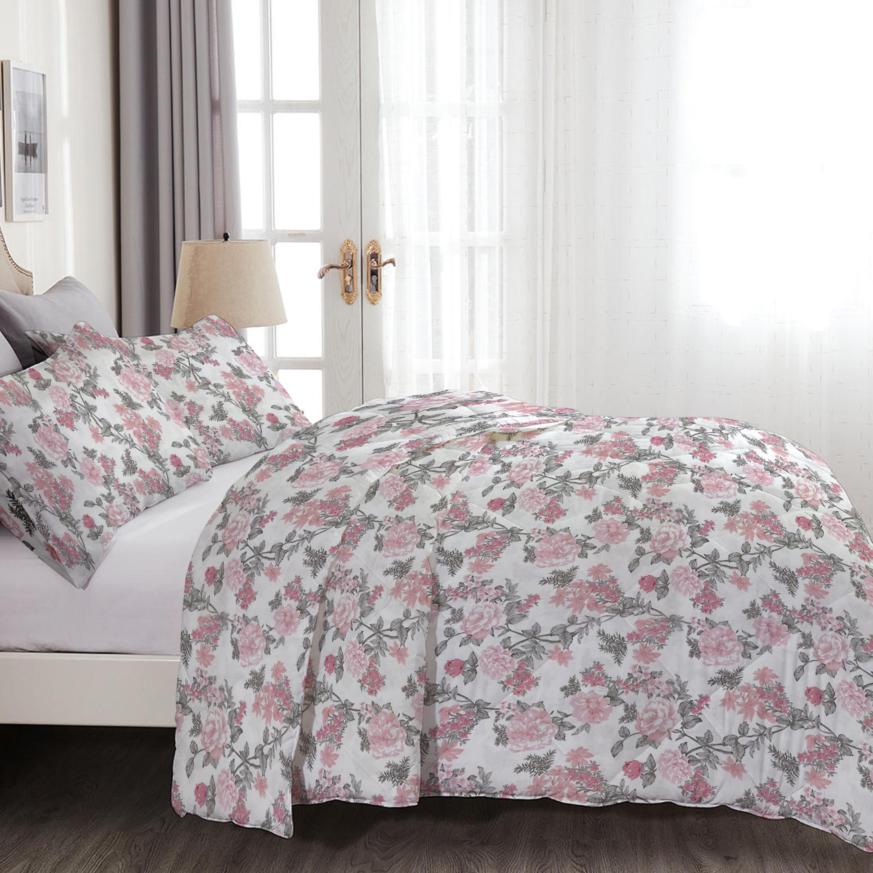 طقم غطاء لحاف سوبر كينج بطبعات 4 قطع من آلتيما  - 240x260 سم-hbxdecorandfurnishings-bedding-duvetsandpillows-image-2